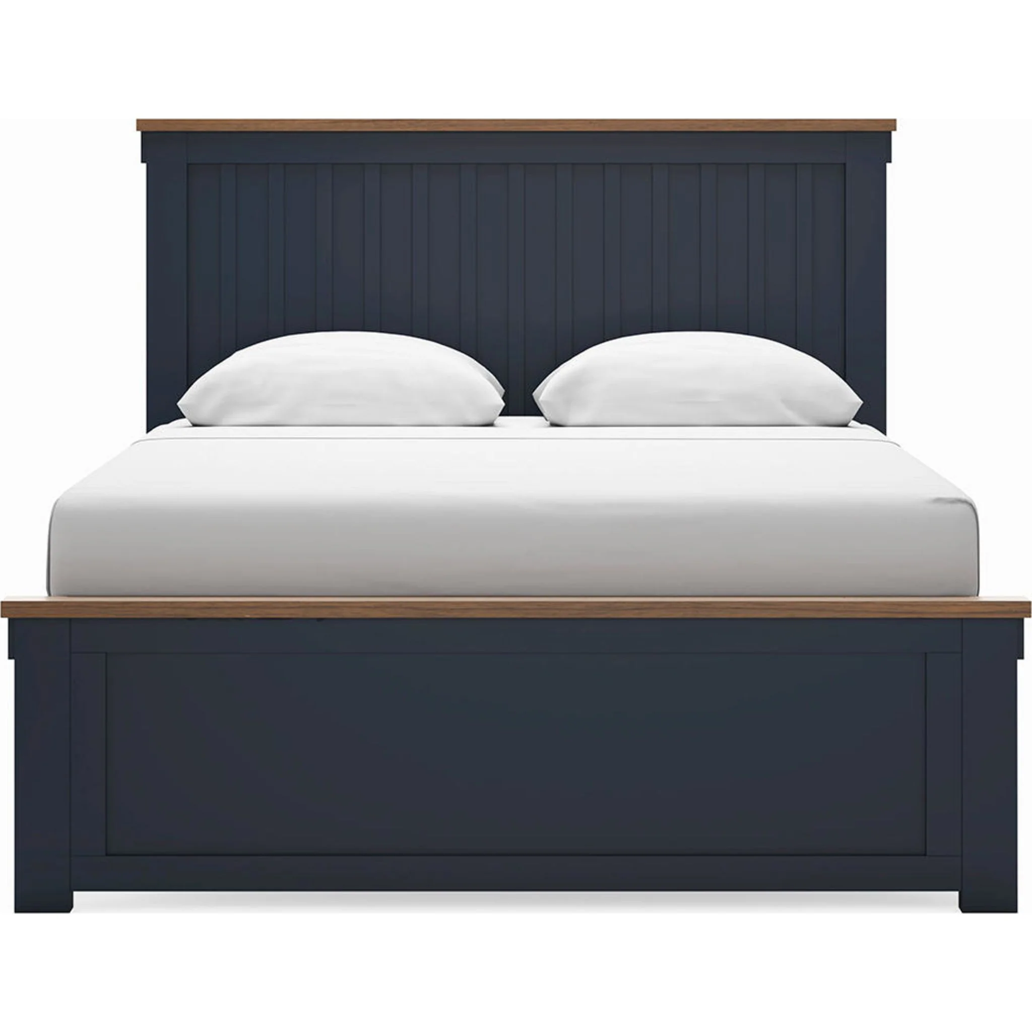 Landocken Queen Panel Bed - Blue/Brown - Image 7