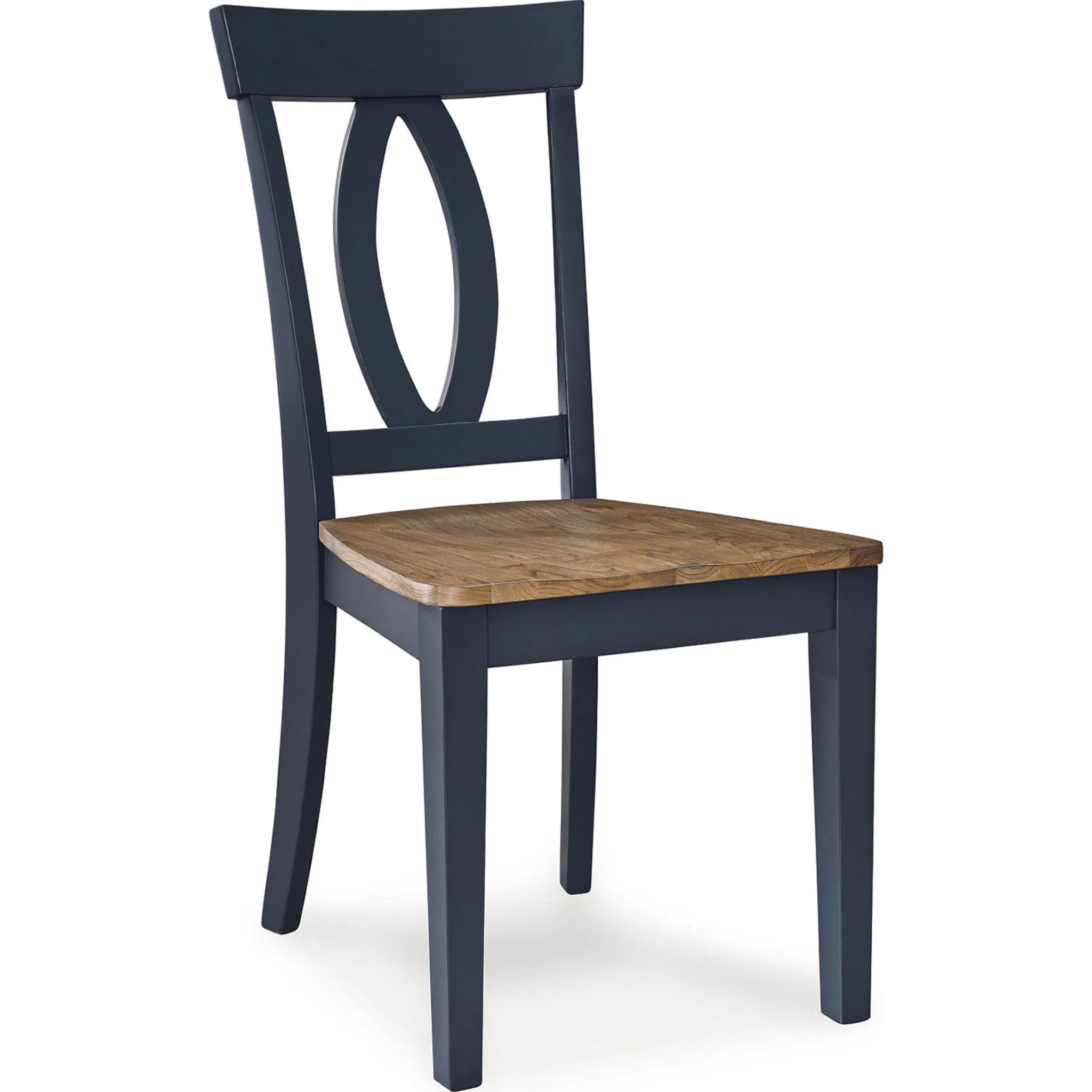 Landocken Side Chair - Brown/Blue - (D502-01)
