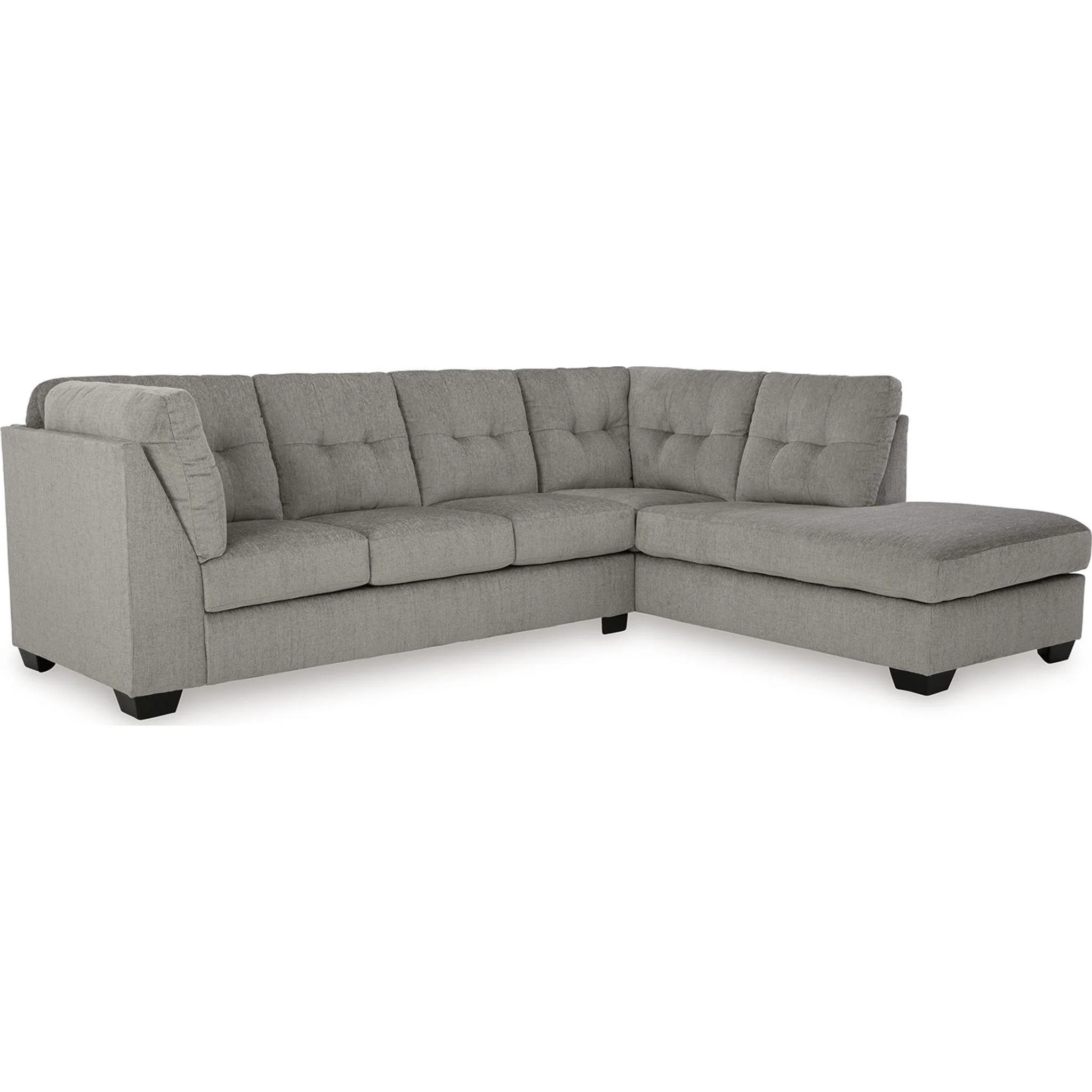 Lanelly 2 Piece Sectional with Chaise - Alloy