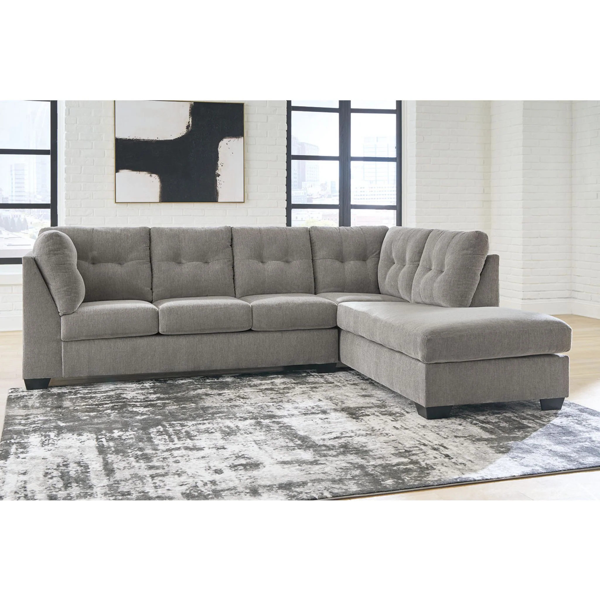 Lanelly 2 Piece Sectional with Chaise - Alloy - Image 7