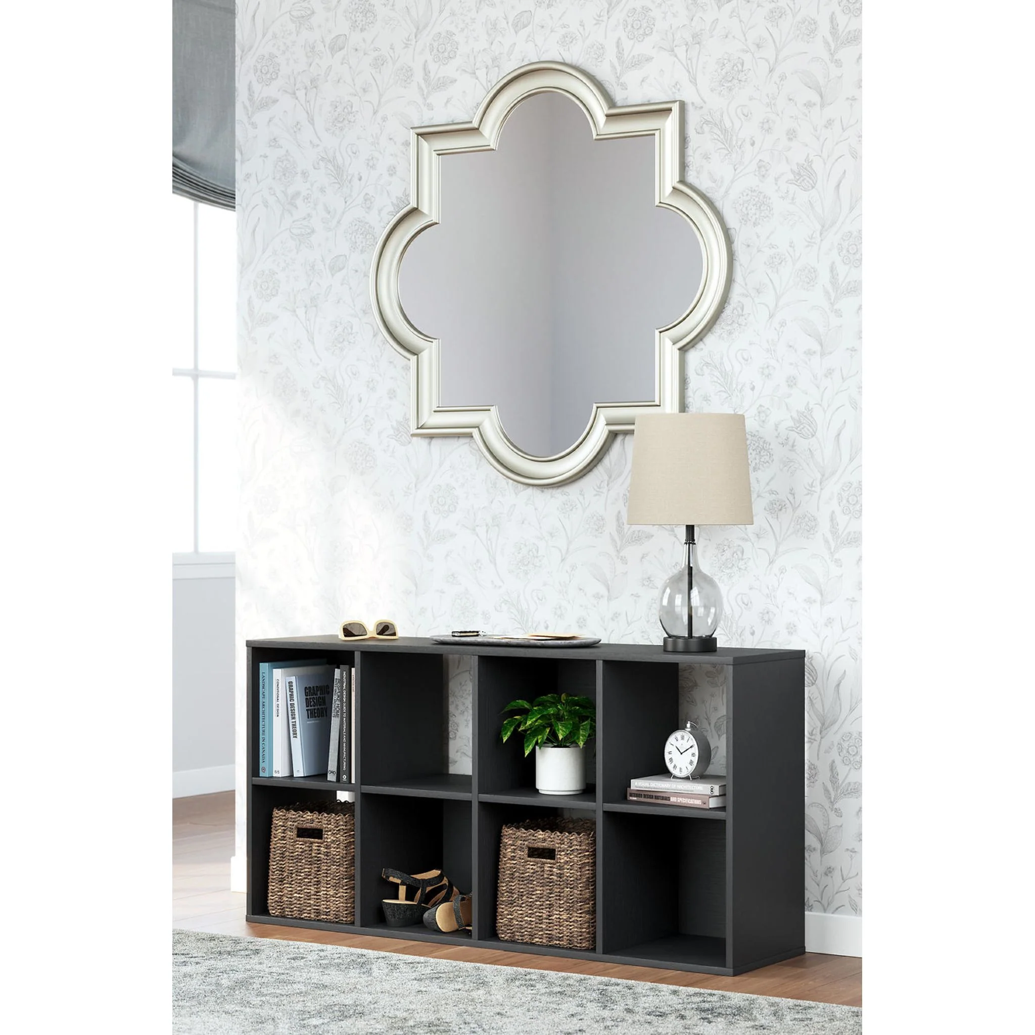 Langdrew Bookcase - Black - Image 4