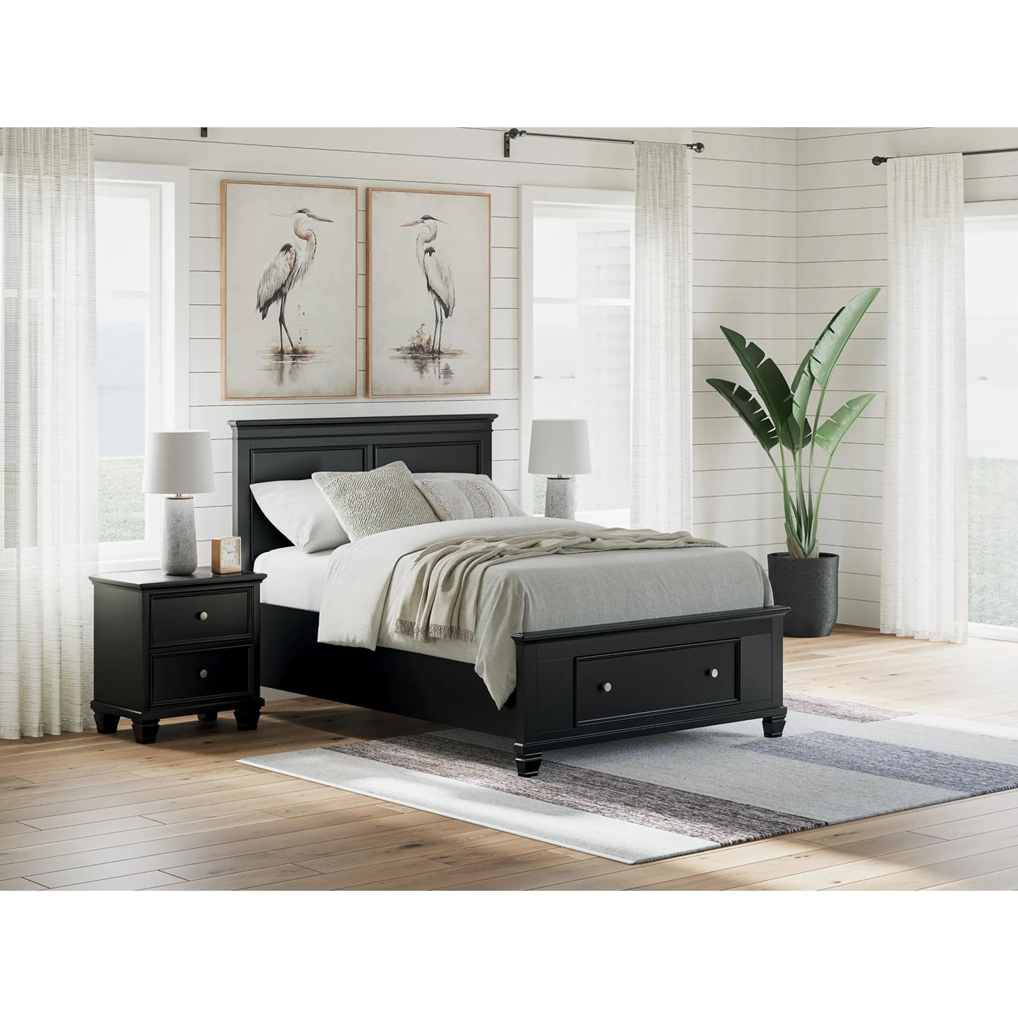 Lanolee 6 Piece Full Storage Bedroom - Black - Image 19