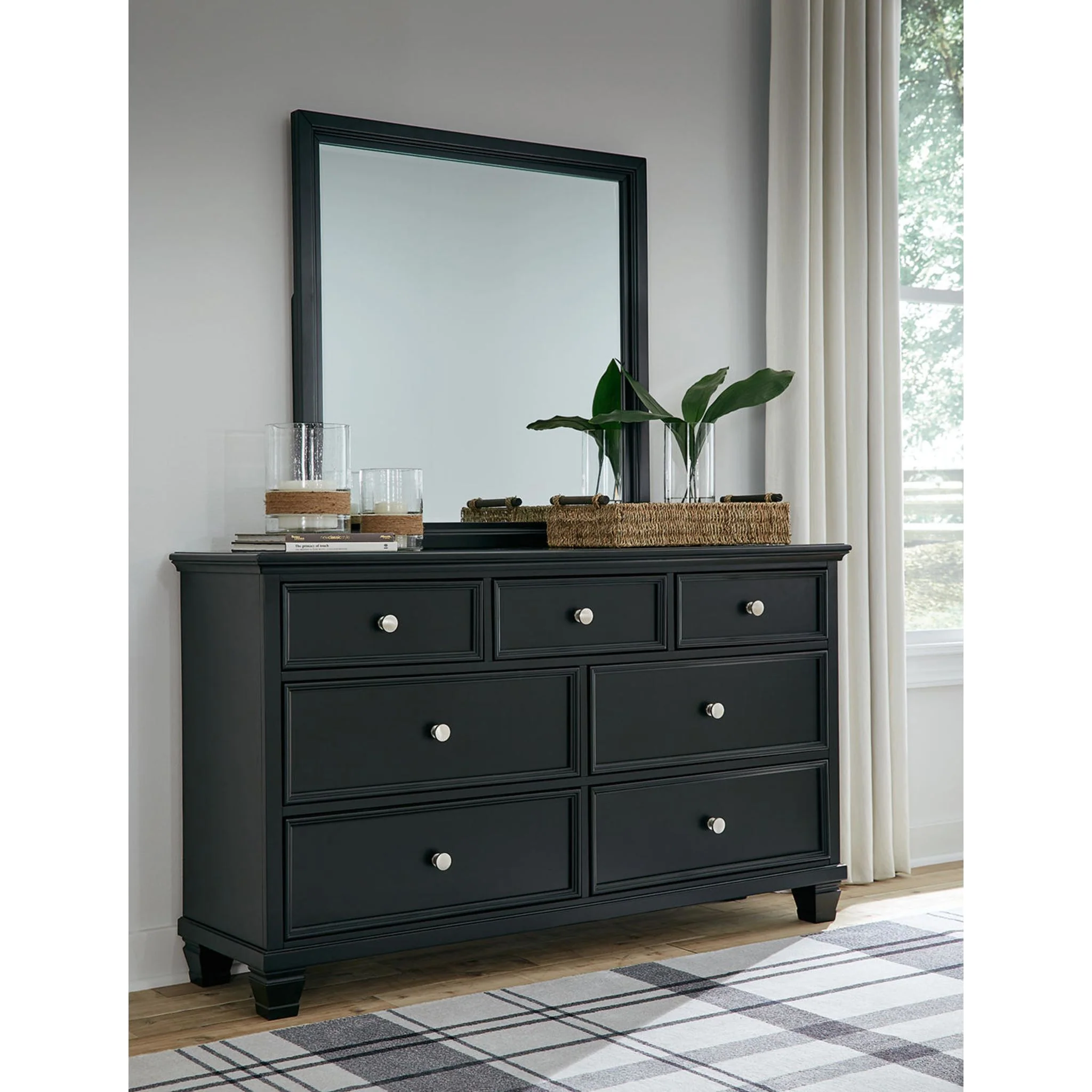 Lanolee 6 Piece King Storage Bedroom - Black - Image 10