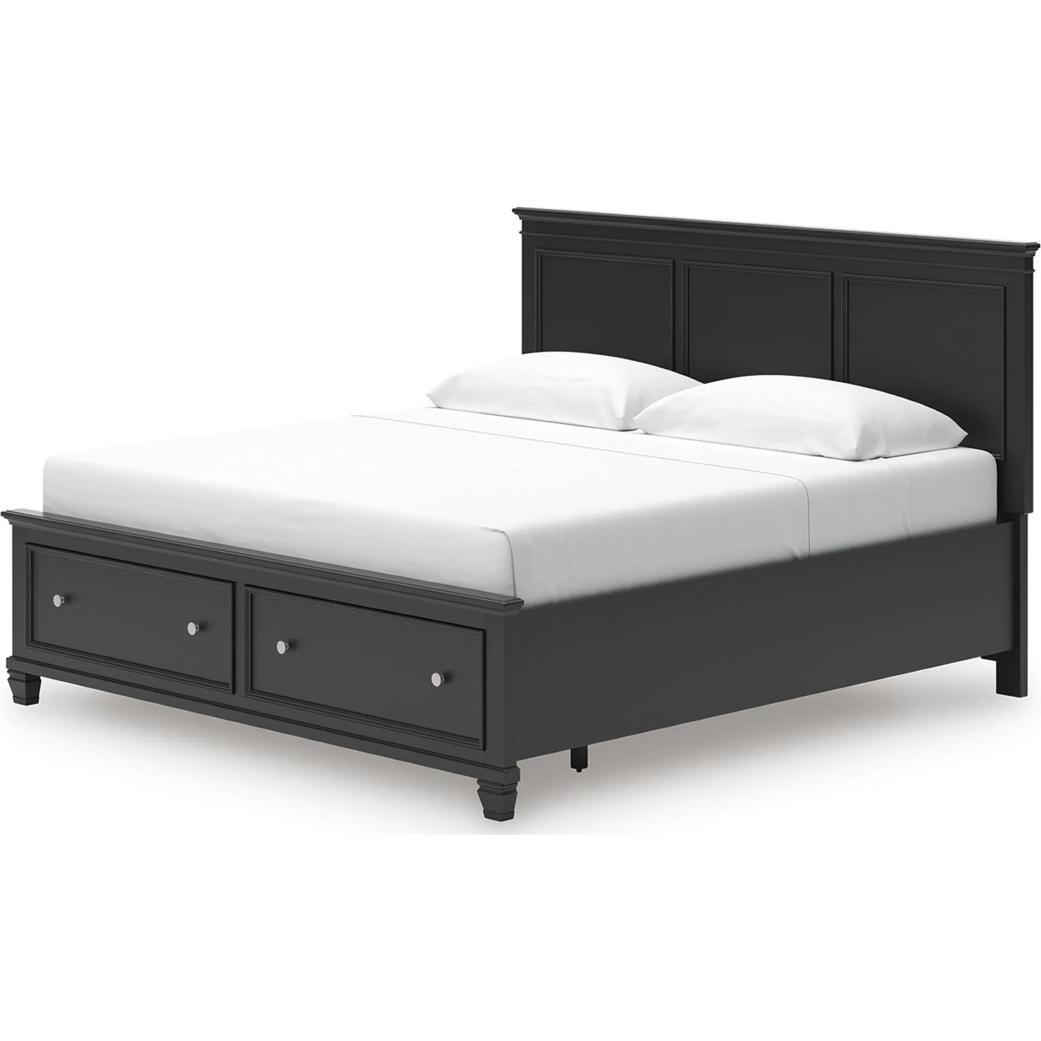 Lanolee 6 Piece King Storage Bedroom - Black - Image 11