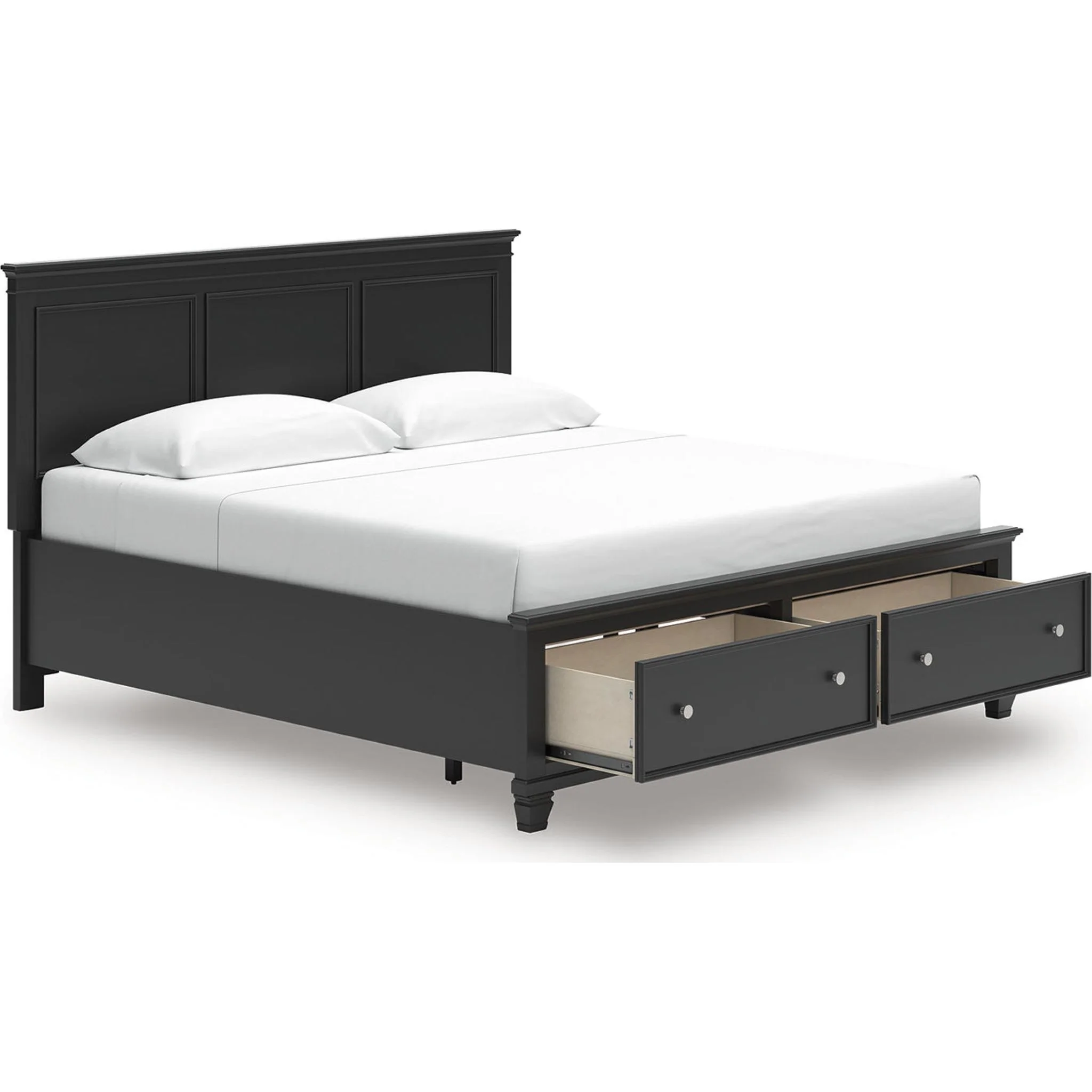 Lanolee 6 Piece King Storage Bedroom - Black - Image 13