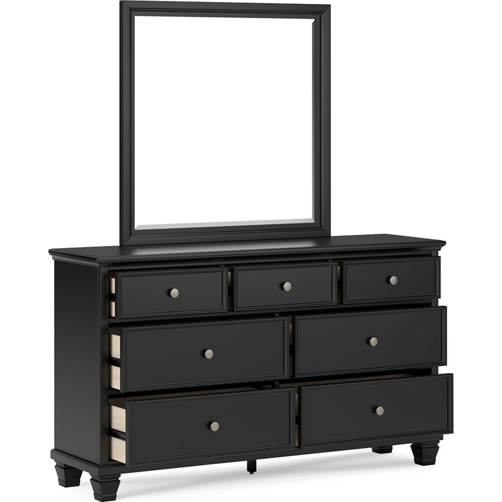 Lanolee 6 Piece King Storage Bedroom - Black - Image 3