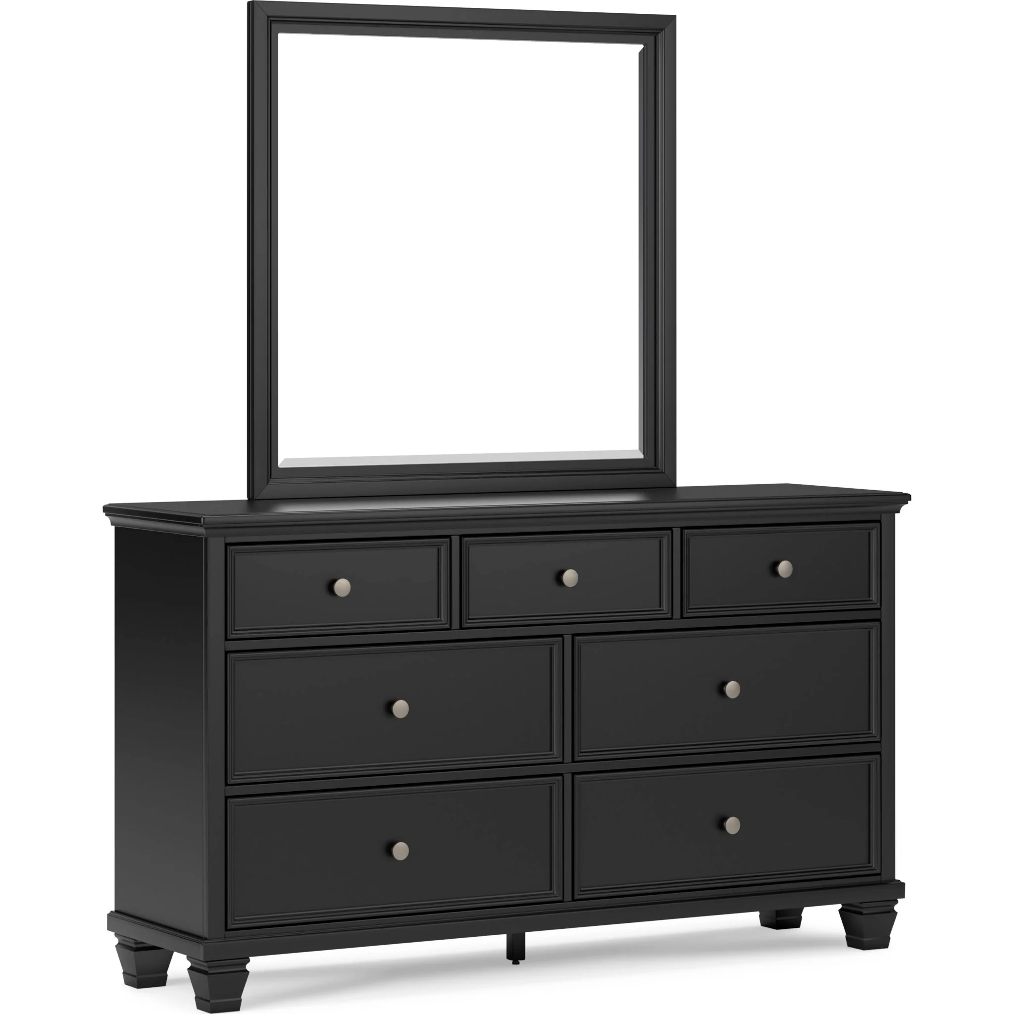 Lanolee 6 Piece Panel Bedroom - Black - Image 40
