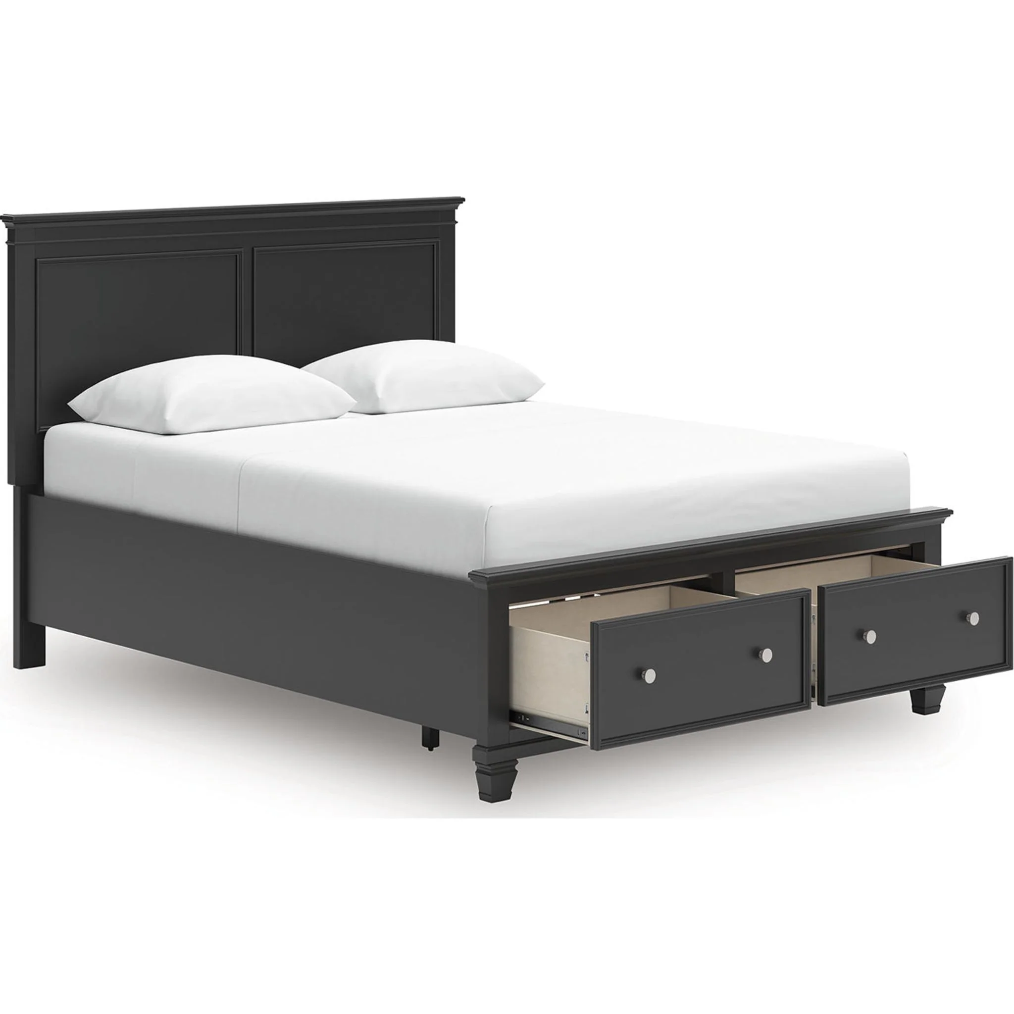 Lanolee 6 Piece Queen Storage Bedroom - Black - Image 13