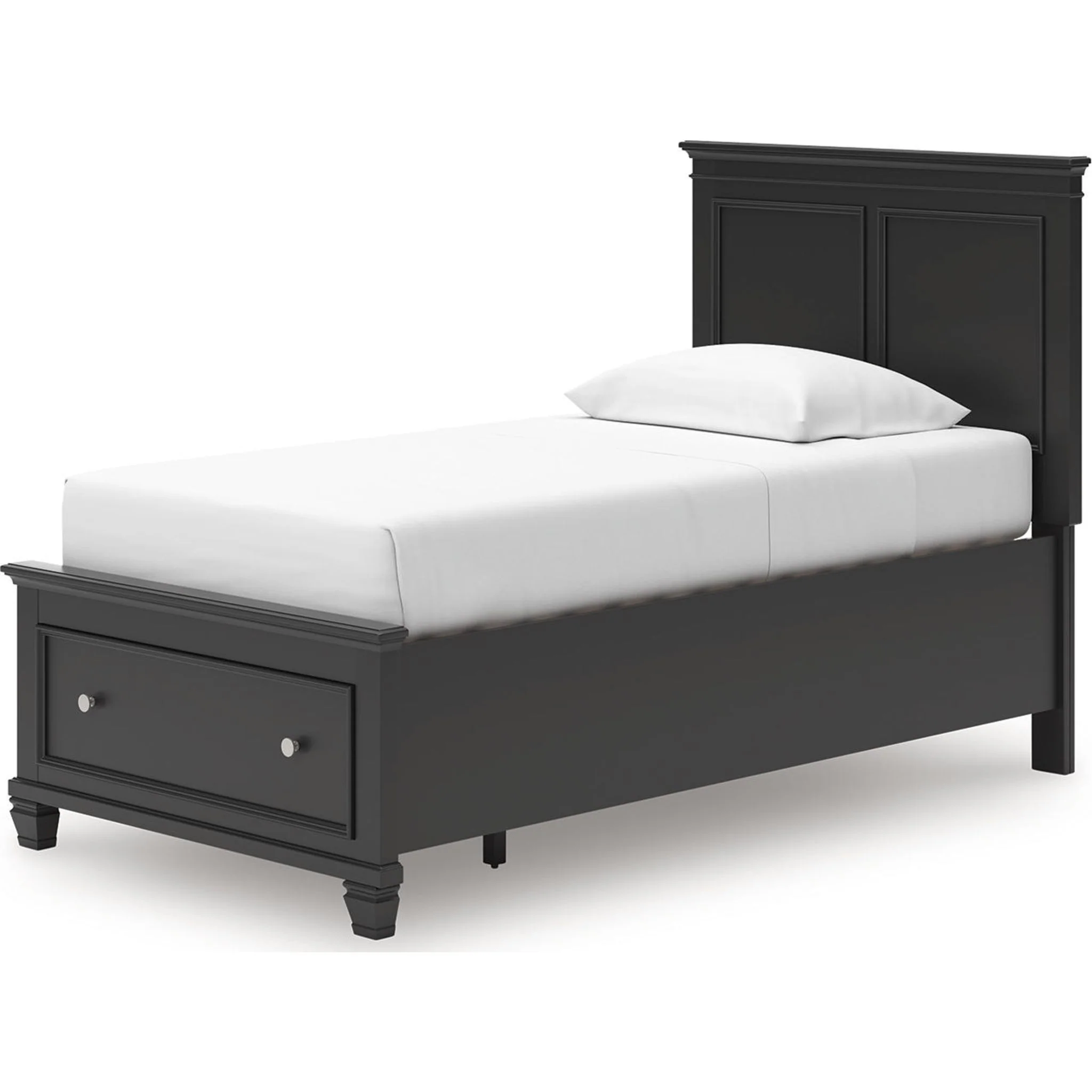 Lanolee 6 Piece Twin Storage Bedroom - Black - Image 10
