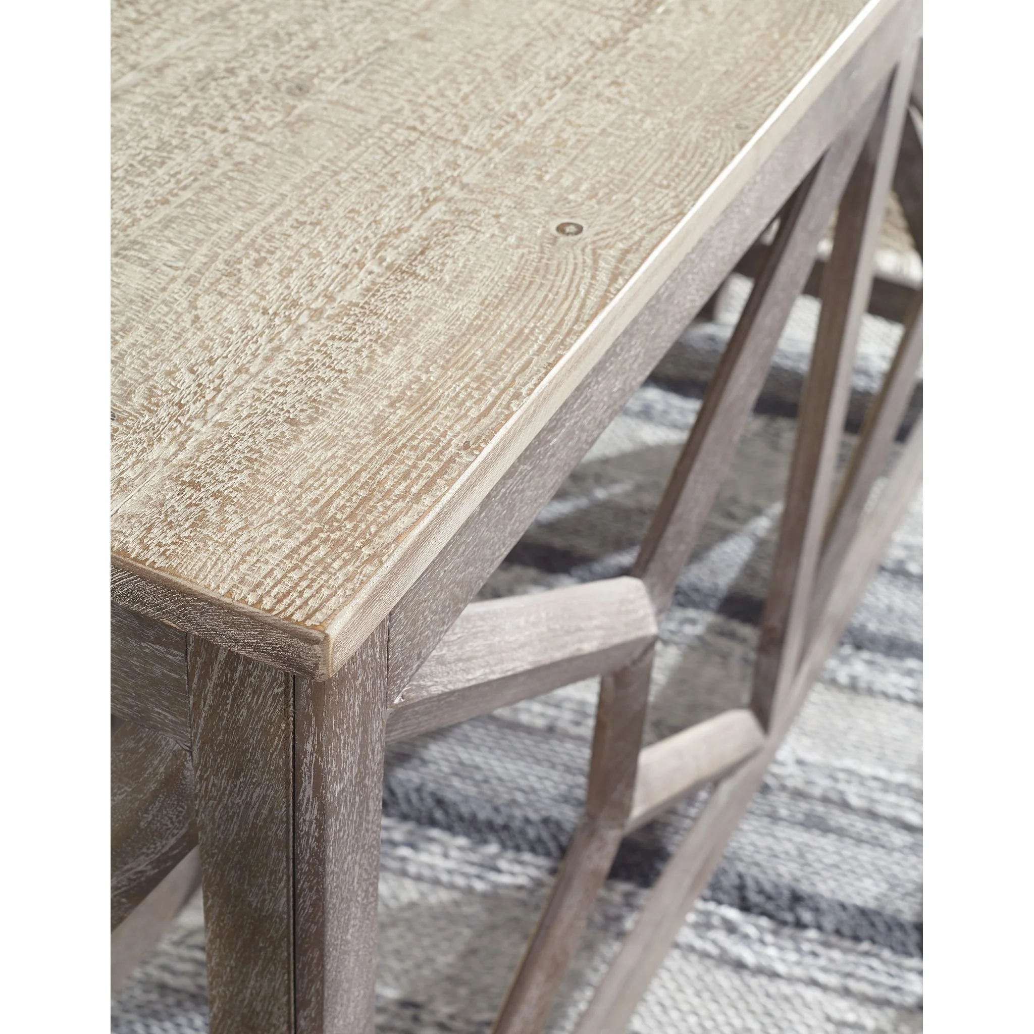 Lanzburg Accent Table - Antique Gray - Image 5