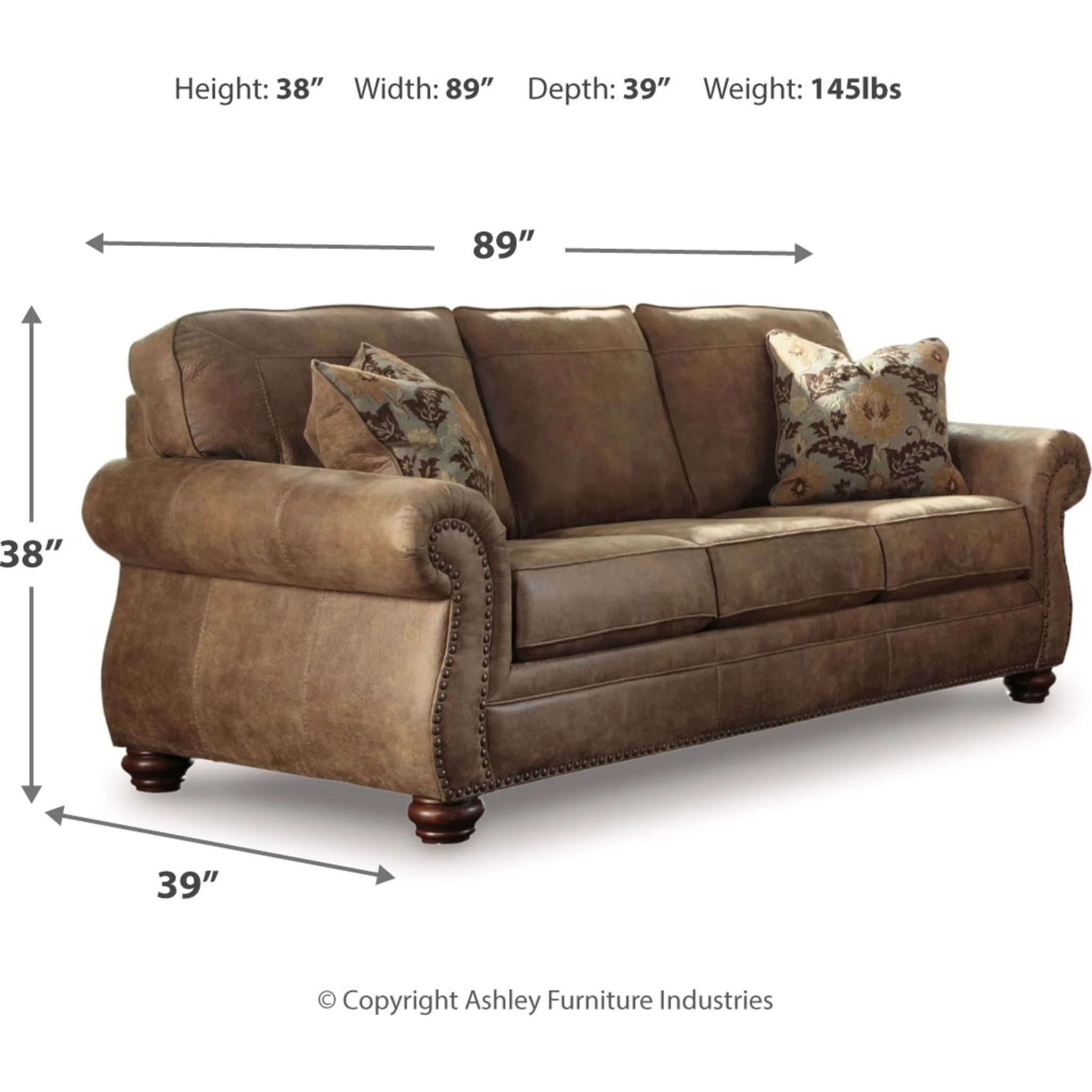 Larkinhurst Sofa - Earth - Image 6