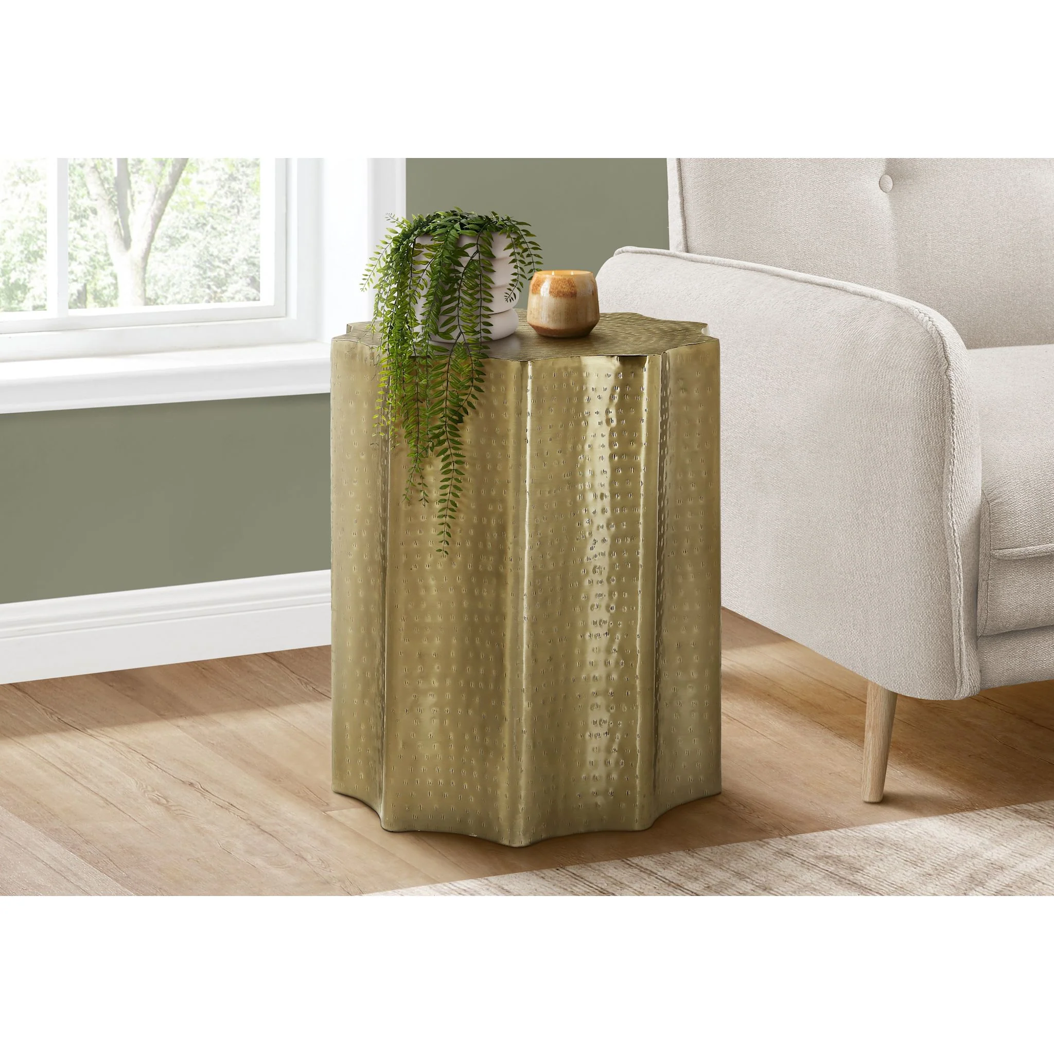 Laura Accent Table - Gold - Image 3