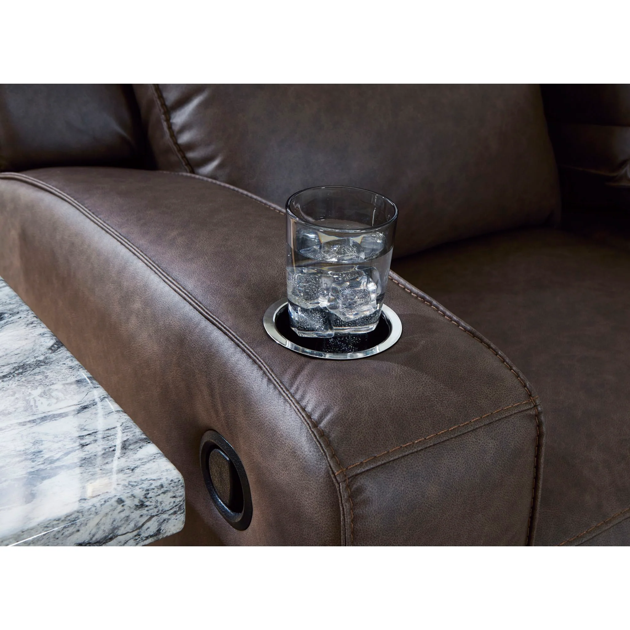 Lavenhorne Reclining Sofa with Drop Table - Image 20