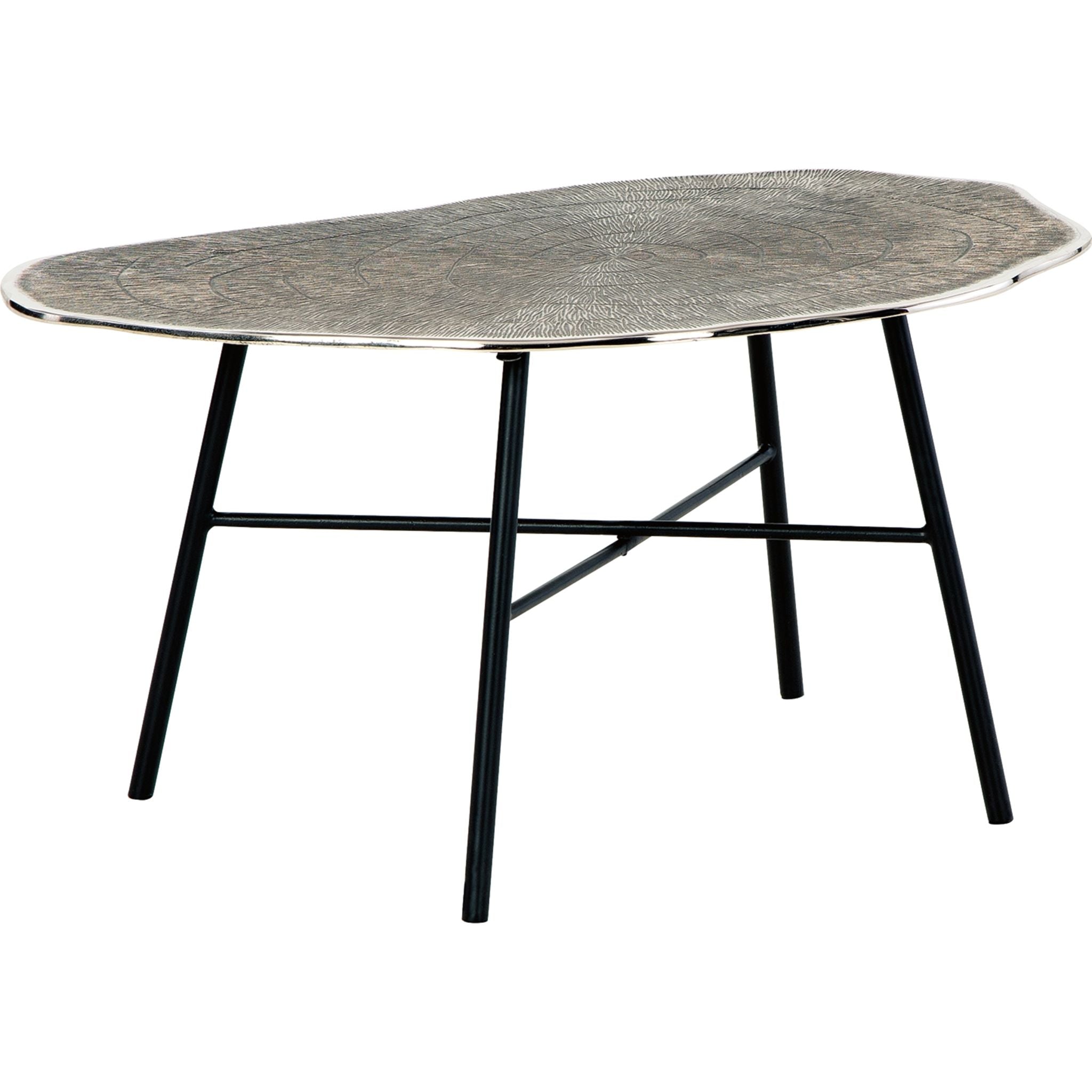 Laverford Coffee Table - Chrome/Black