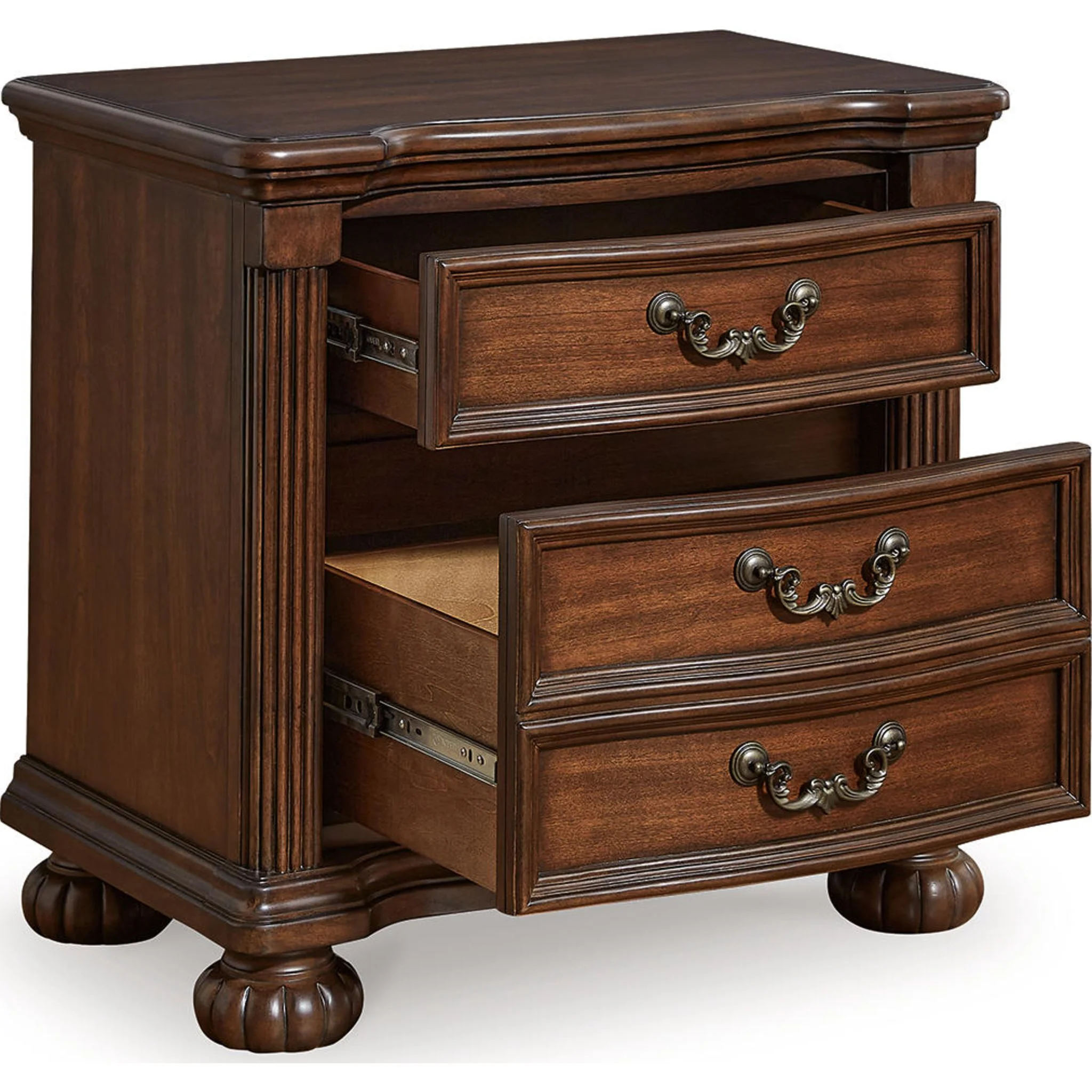 Lavinton 6 Piece King Poster Bedroom - Brown - Image 10