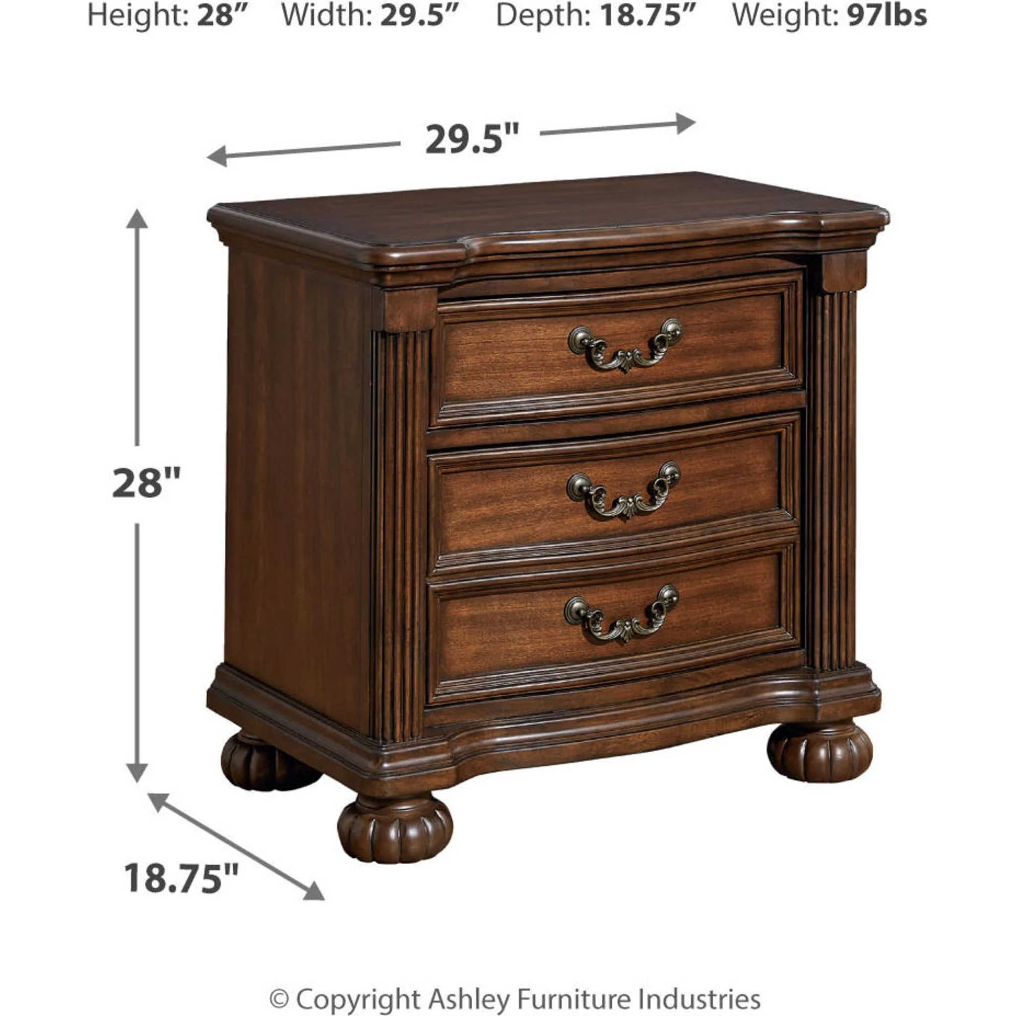 Lavinton 6 Piece Queen Poster Bedroom - Brown - Image 13
