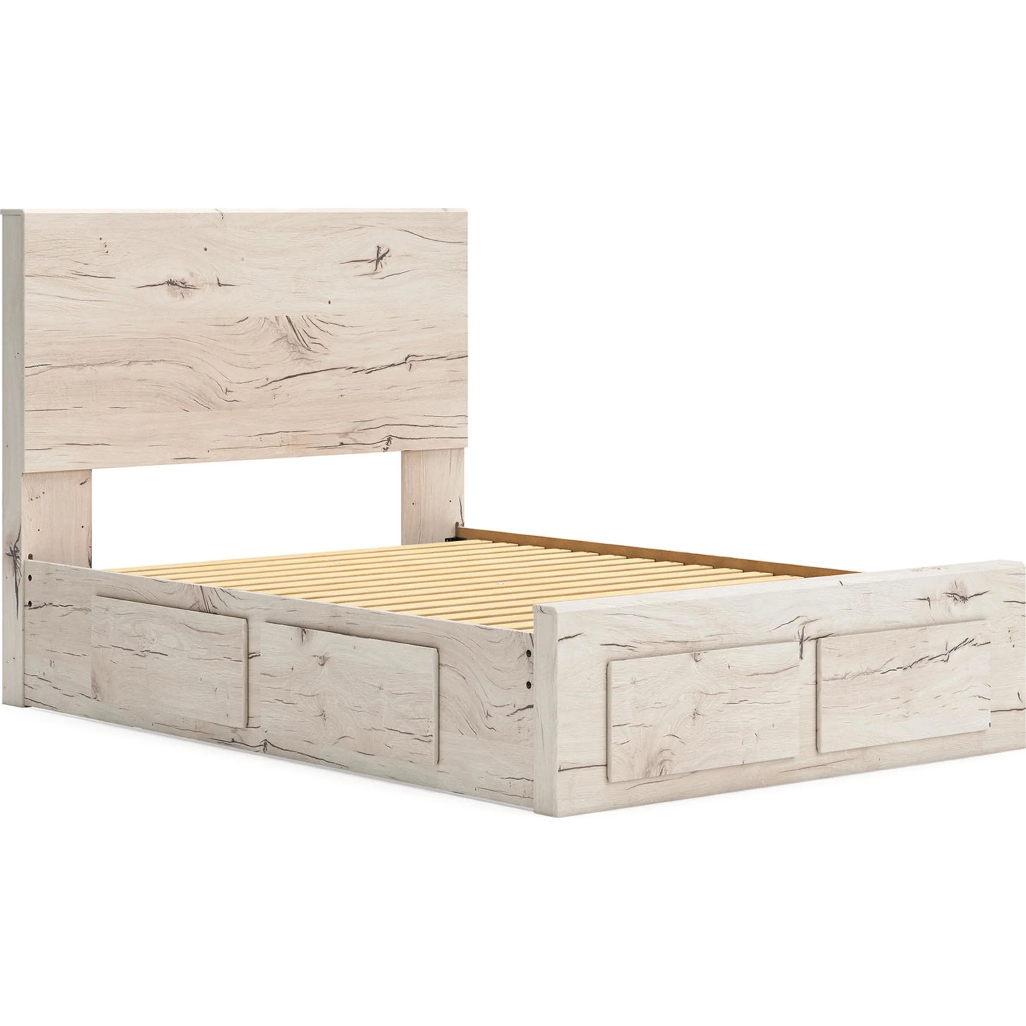 Lawroy 6 Piece Full Storage Bedroom - Light Natural - Image 6