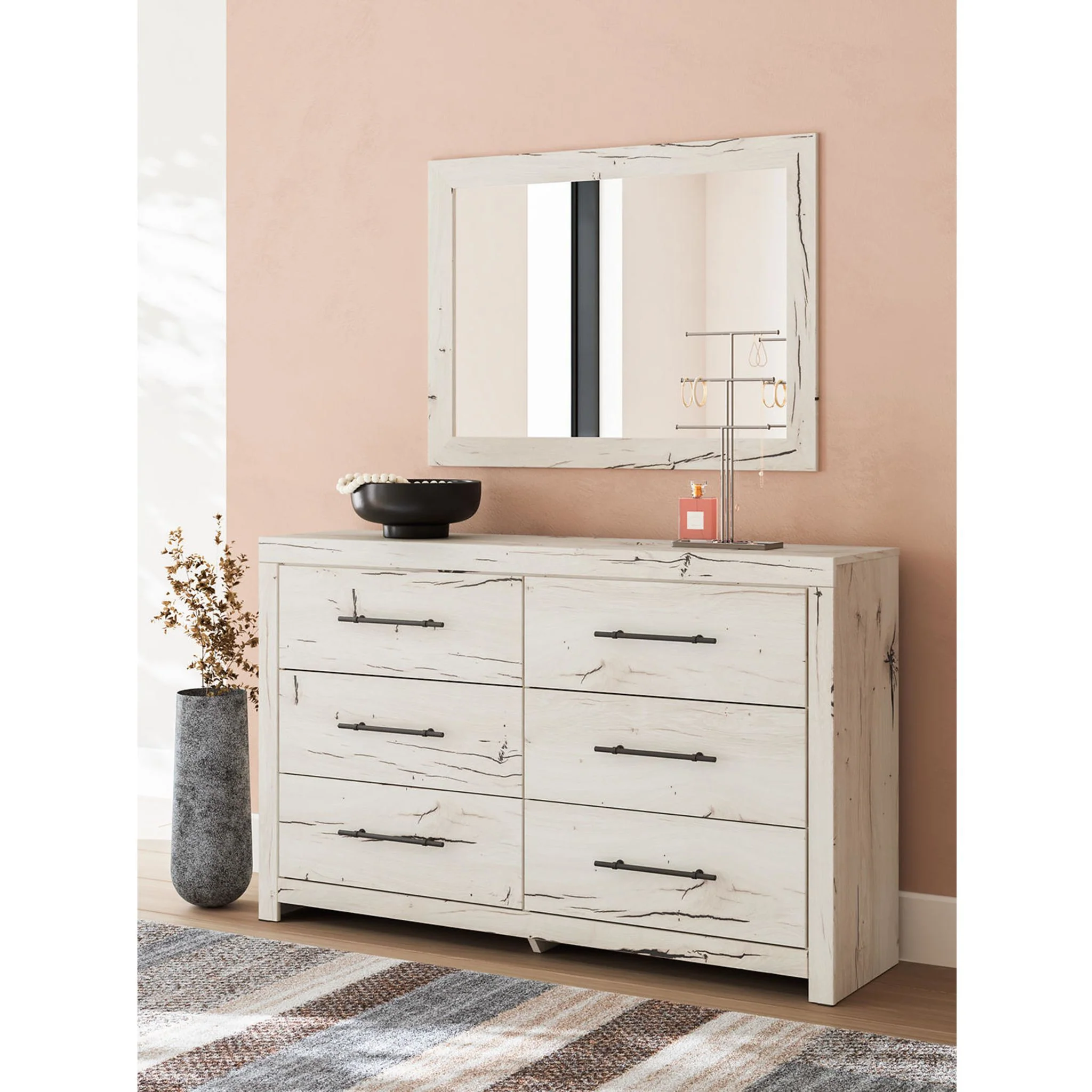 Lawroy 6 Piece Full Storage Bedroom - Light Natural - Image 29