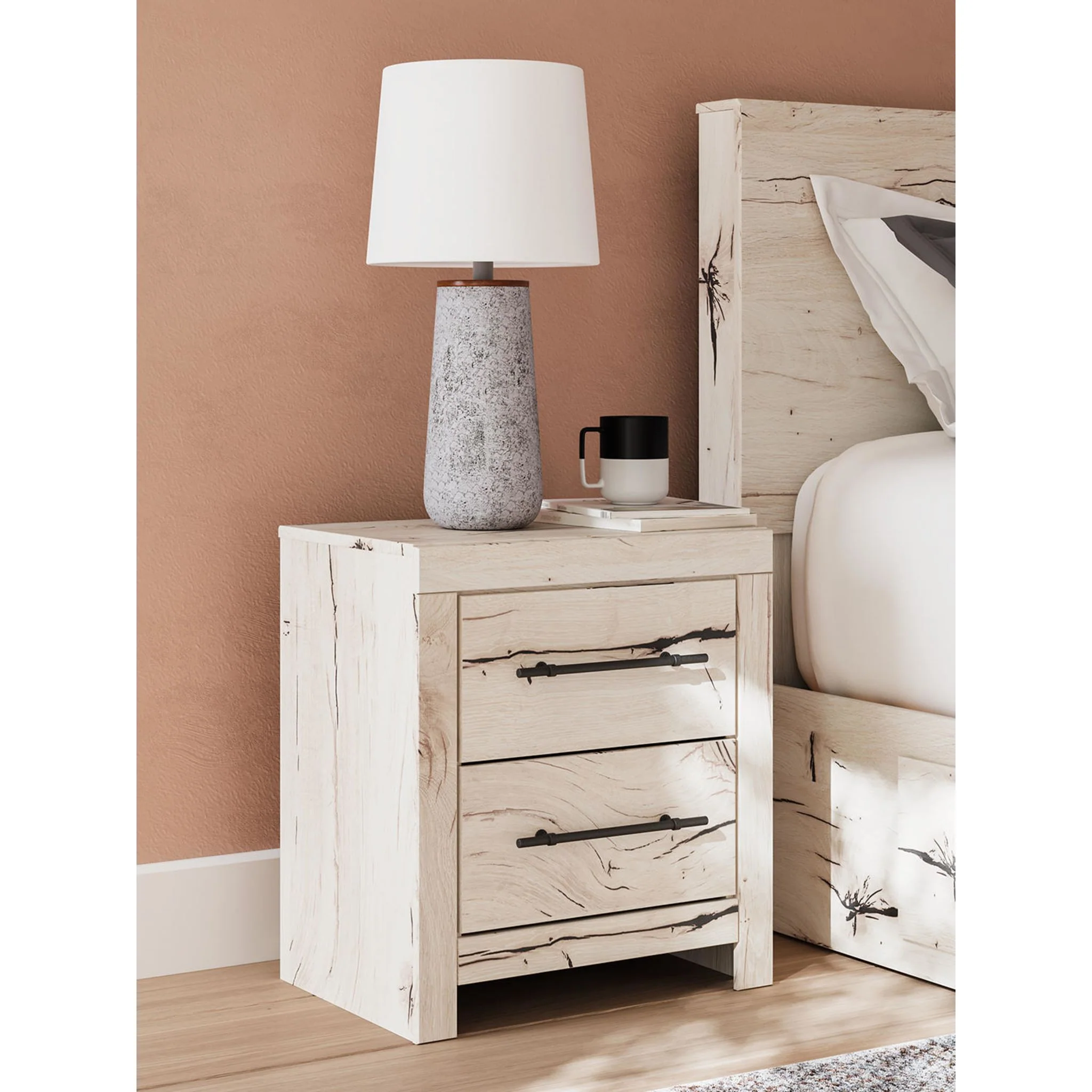 Lawroy 6 Piece Full Storage Bedroom - Light Natural - Image 30