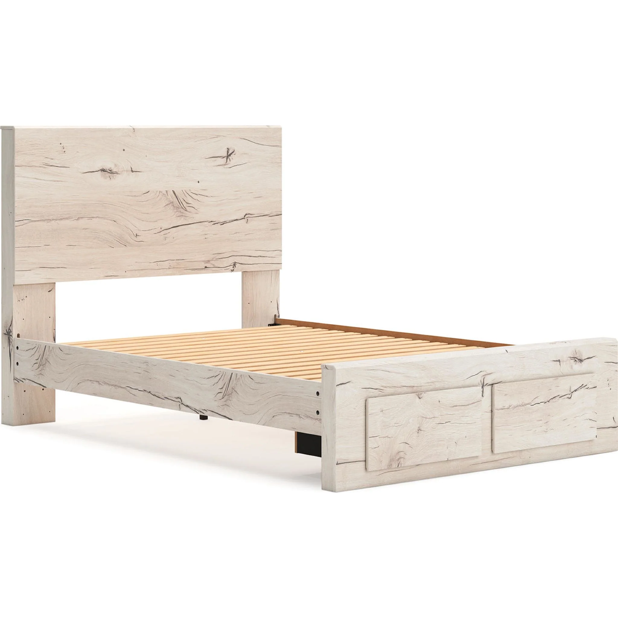 Lawroy 6 Piece Full Storage Bedroom - Light Natural - Image 4
