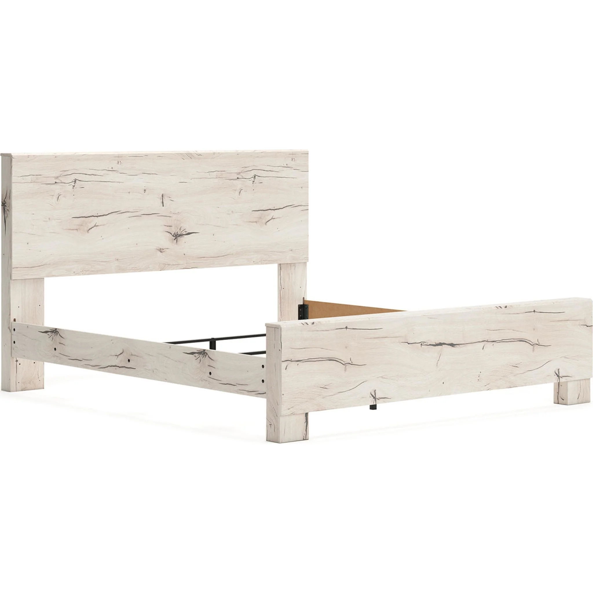 Lawroy 6 Piece King Panel Bedroom - Light Natural - Image 4