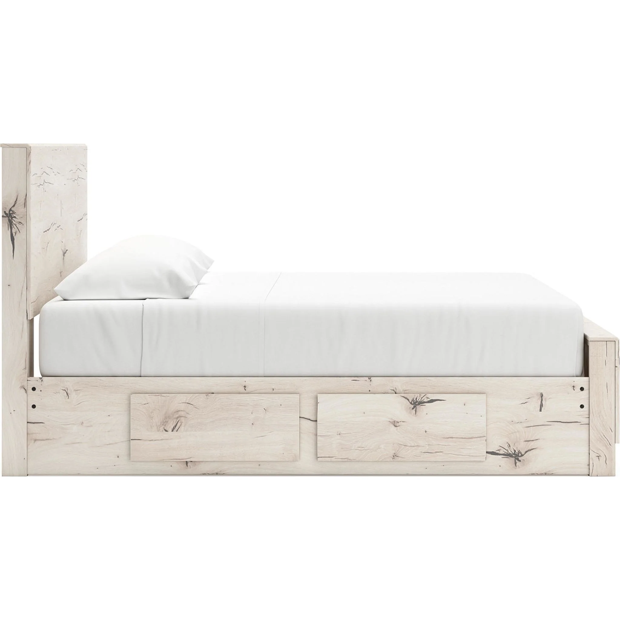 Lawroy 6 Piece King Storage Bedroom - Light Natural - Image 9