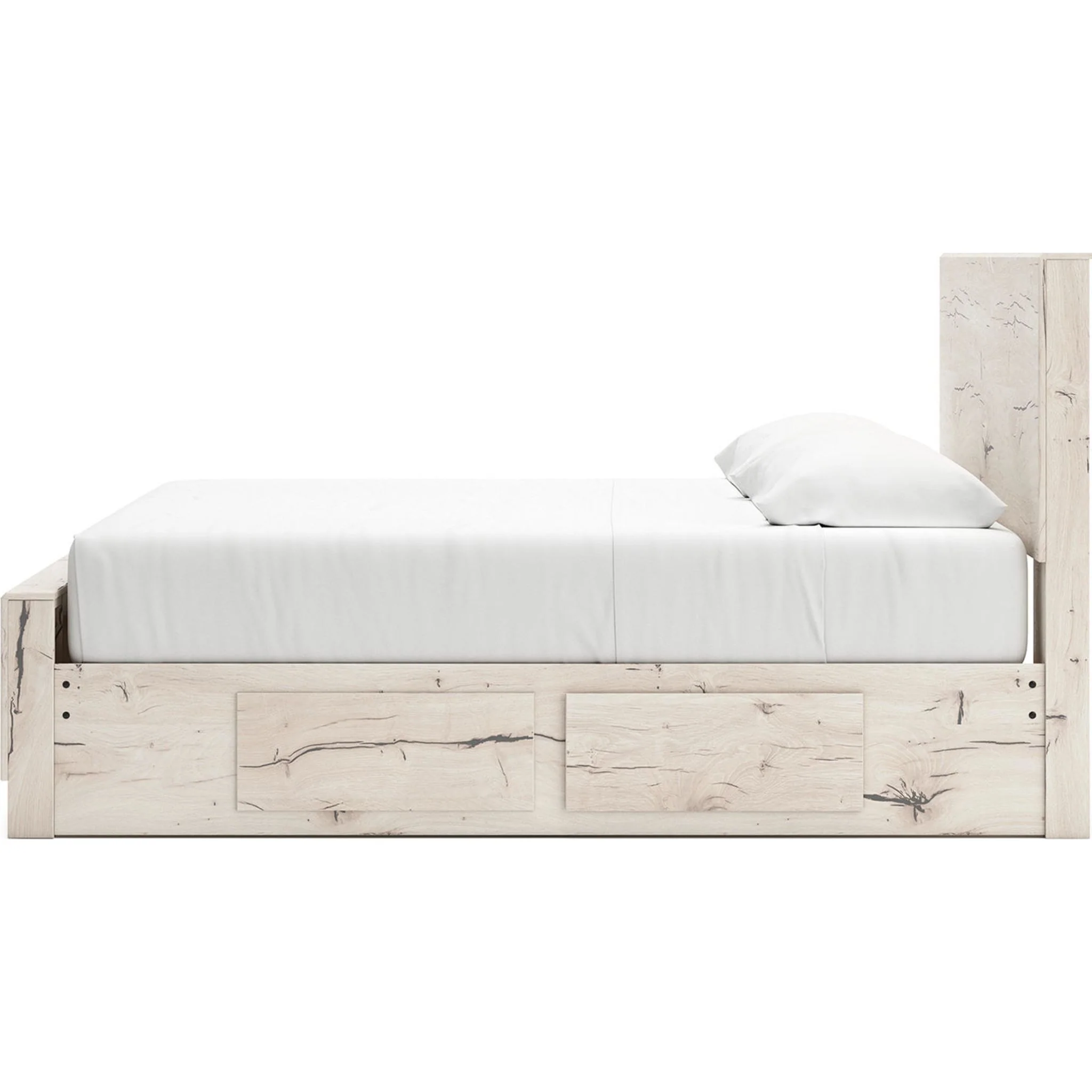 Lawroy 6 Piece King Storage Bedroom - Light Natural - Image 8