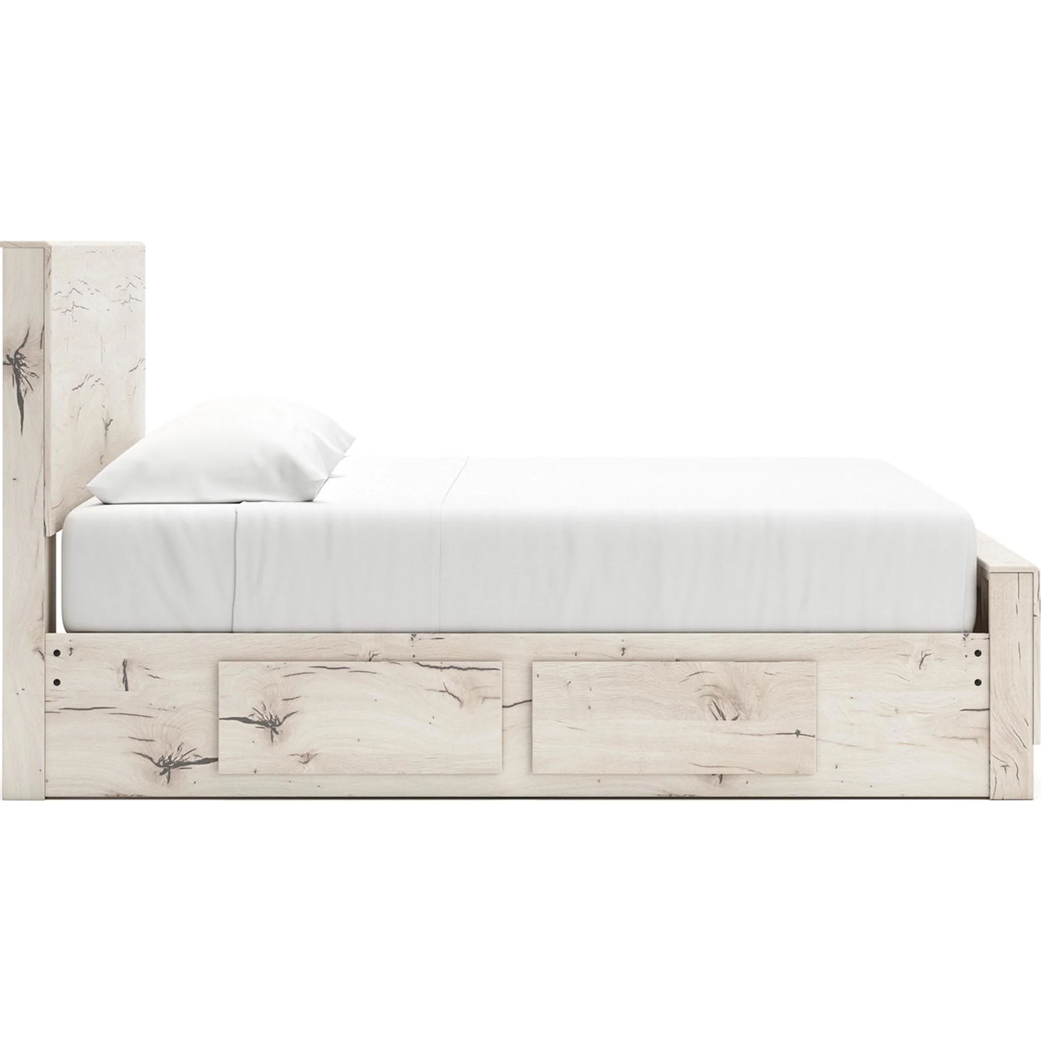 Lawroy 6 Piece King Storage Bedroom - Light Natural - Image 9