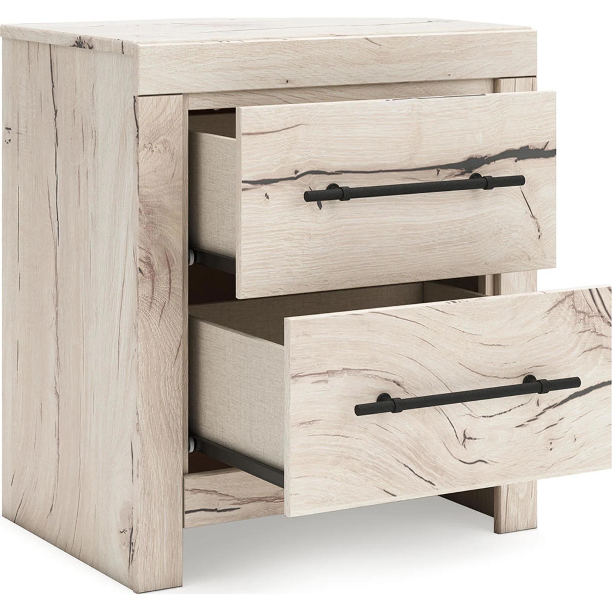 Lawroy 6 Piece Queen Storage Bedroom - Light Natural - Image 22