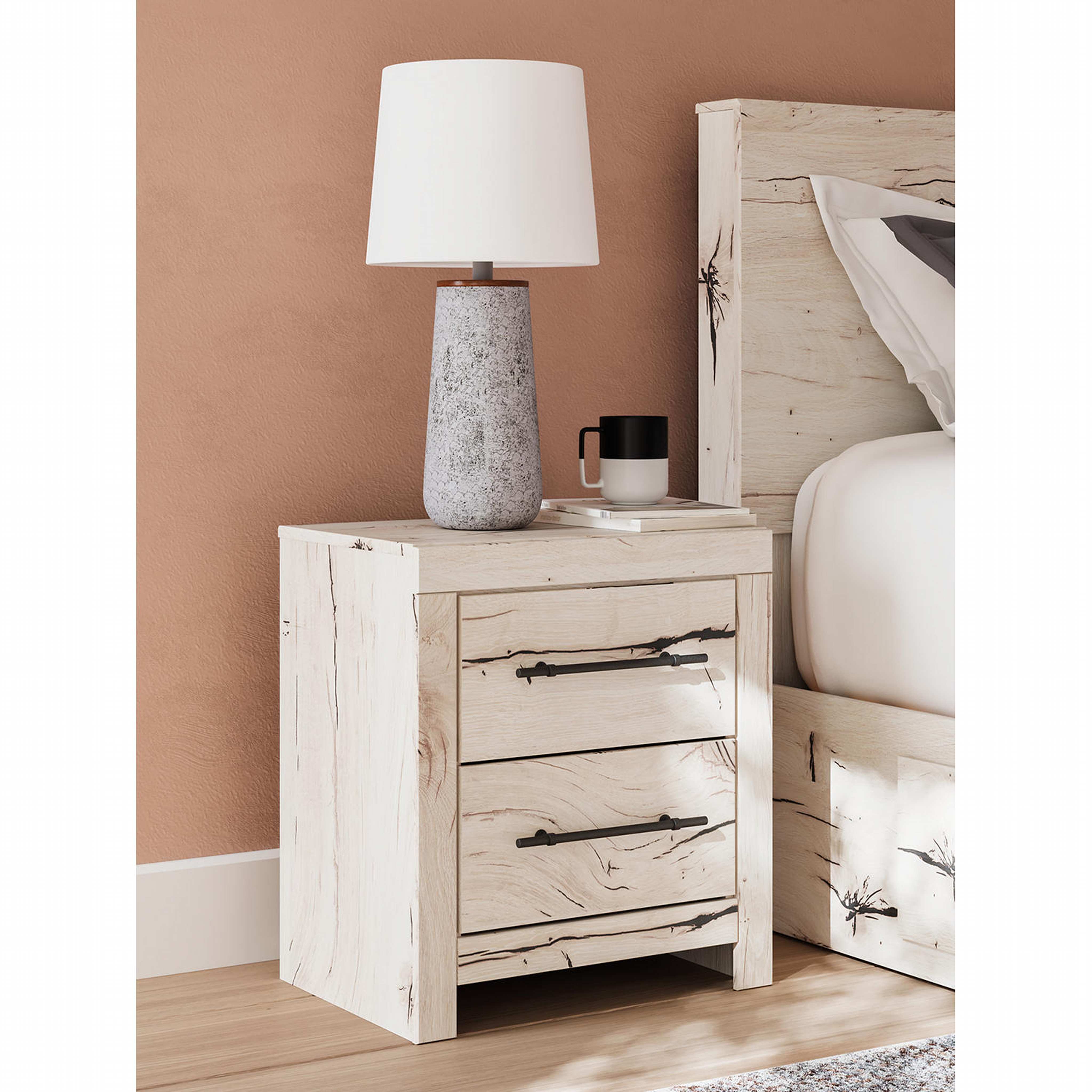 Lawroy 6 Piece Queen Storage Bedroom - Light Natural - Image 3