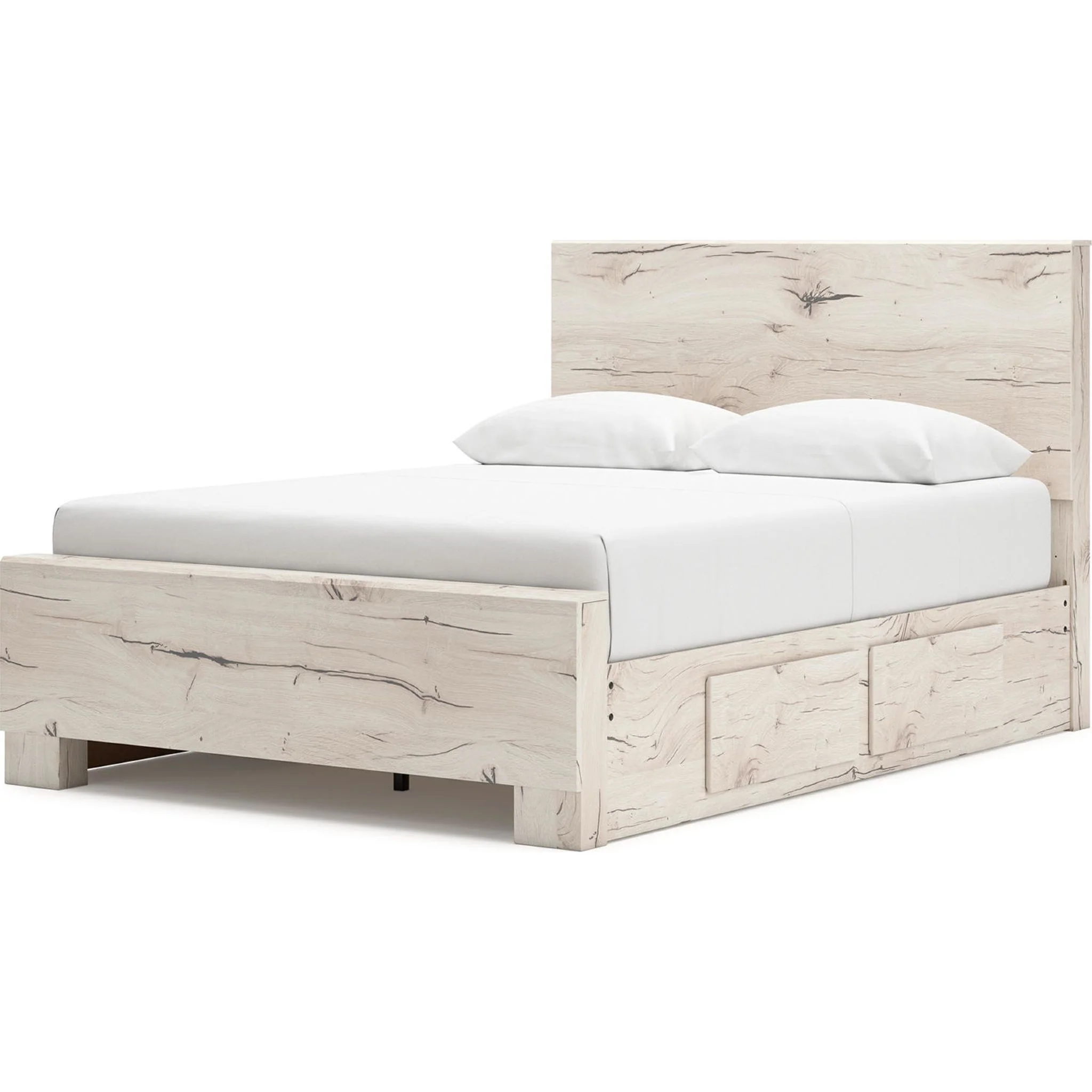 Lawroy Full Storage Bed - Light Natural - Image 3