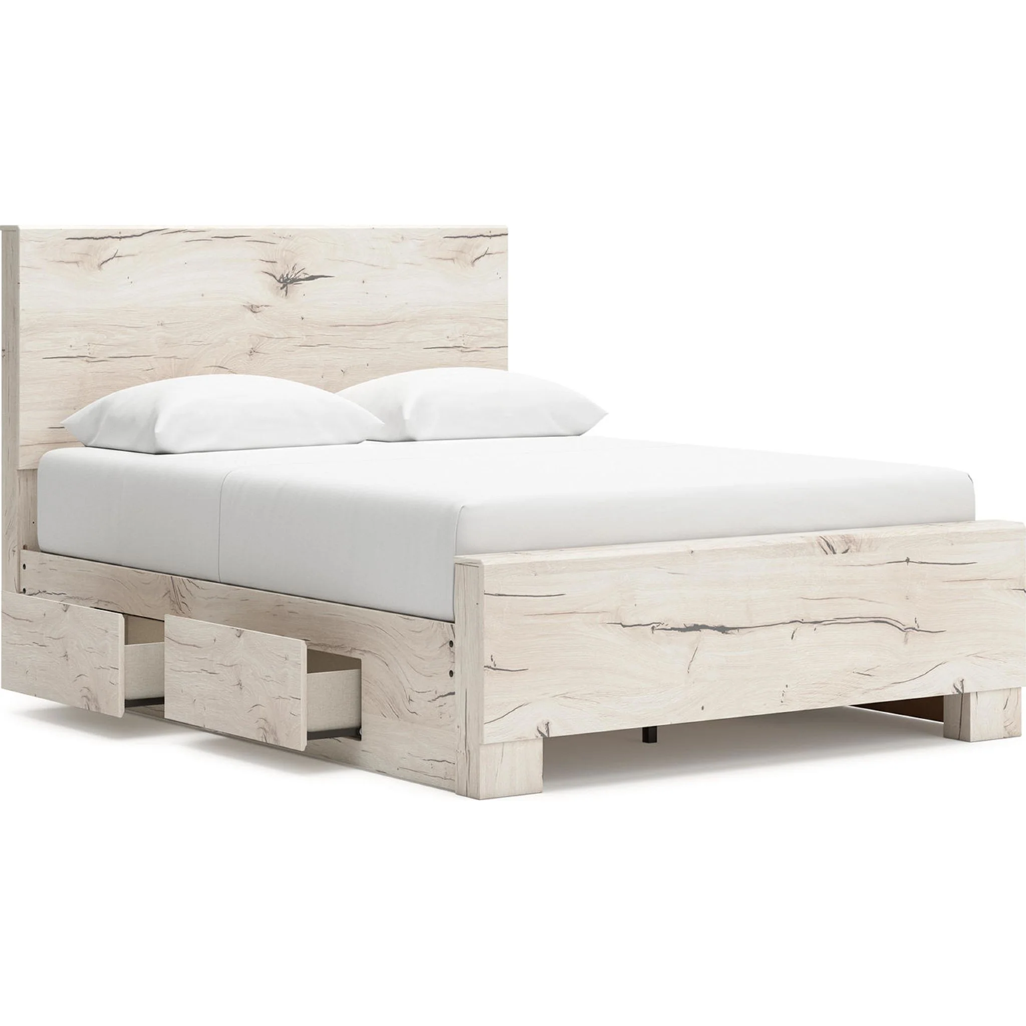 Lawroy Full Storage Bed - Light Natural - Image 5