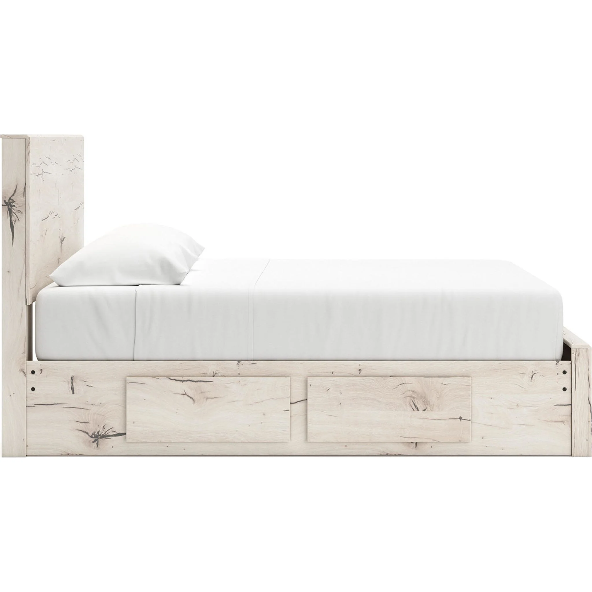 Lawroy Platform Bed with 6 Drawer Storage - Light Natural - Image 31