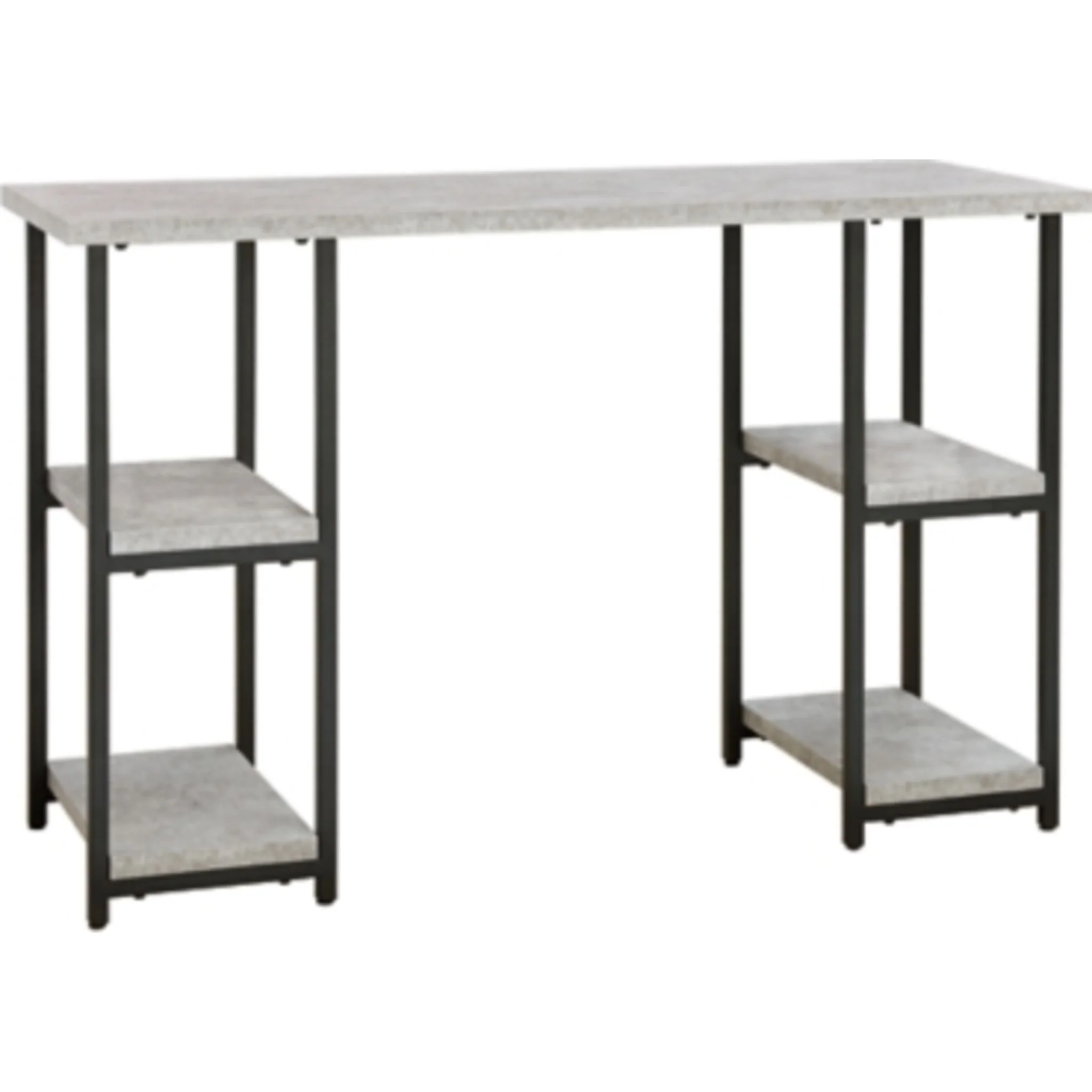 Lazabon Desk - Gray/Black