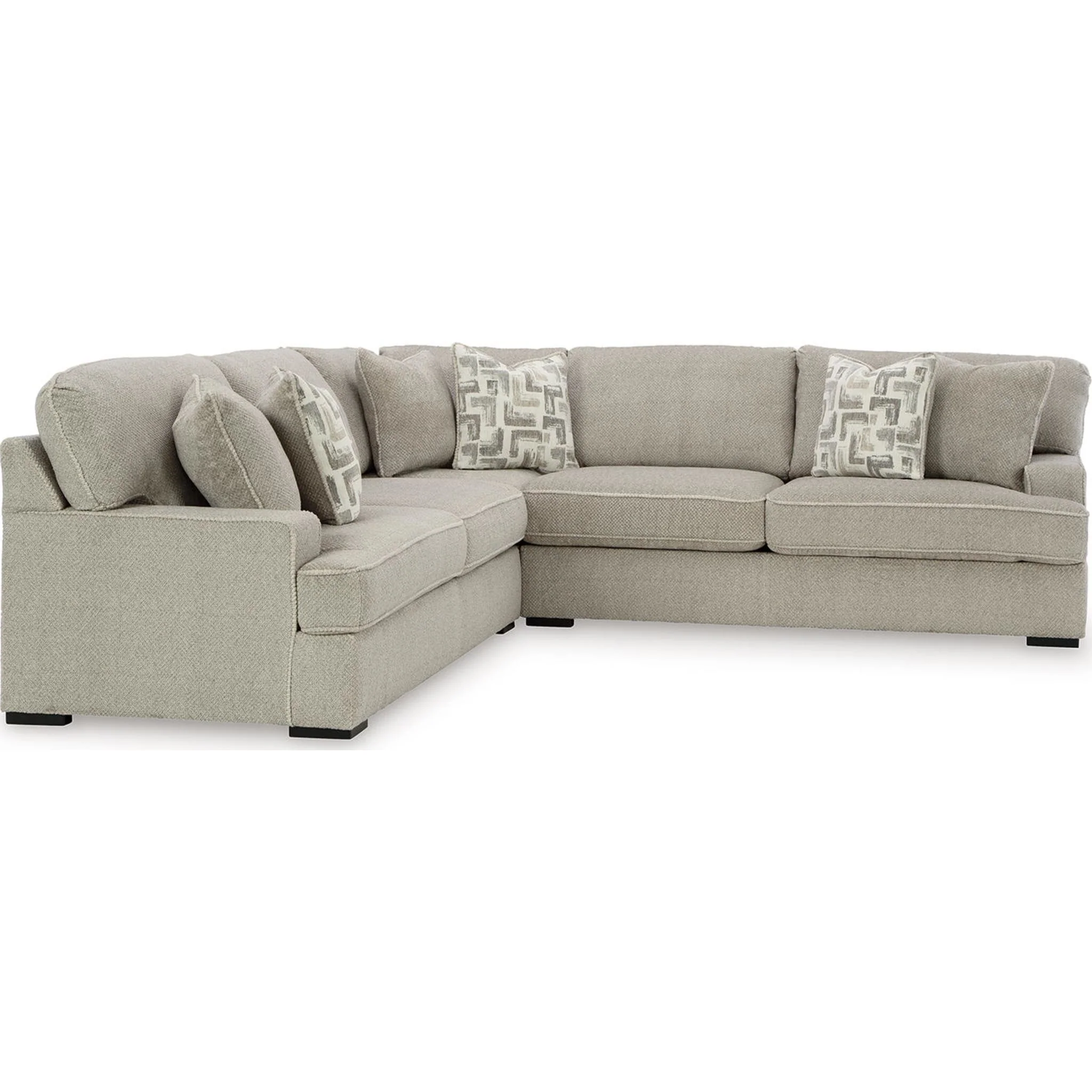 Lelandwood 3 Piece Sectional - Sisal - Image 4