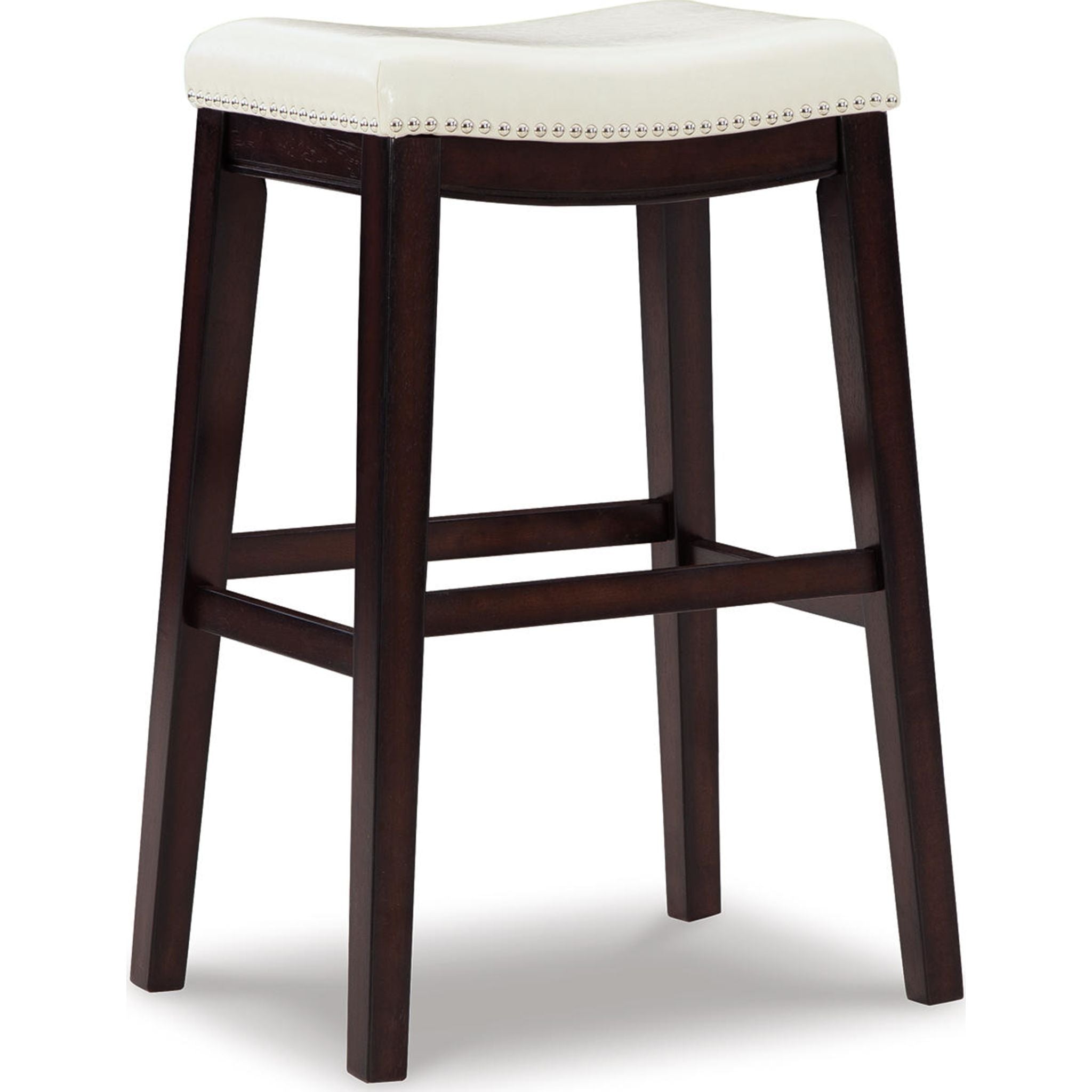 Lemante Bar Height Stool - Ivory/Brown - (D270-230)