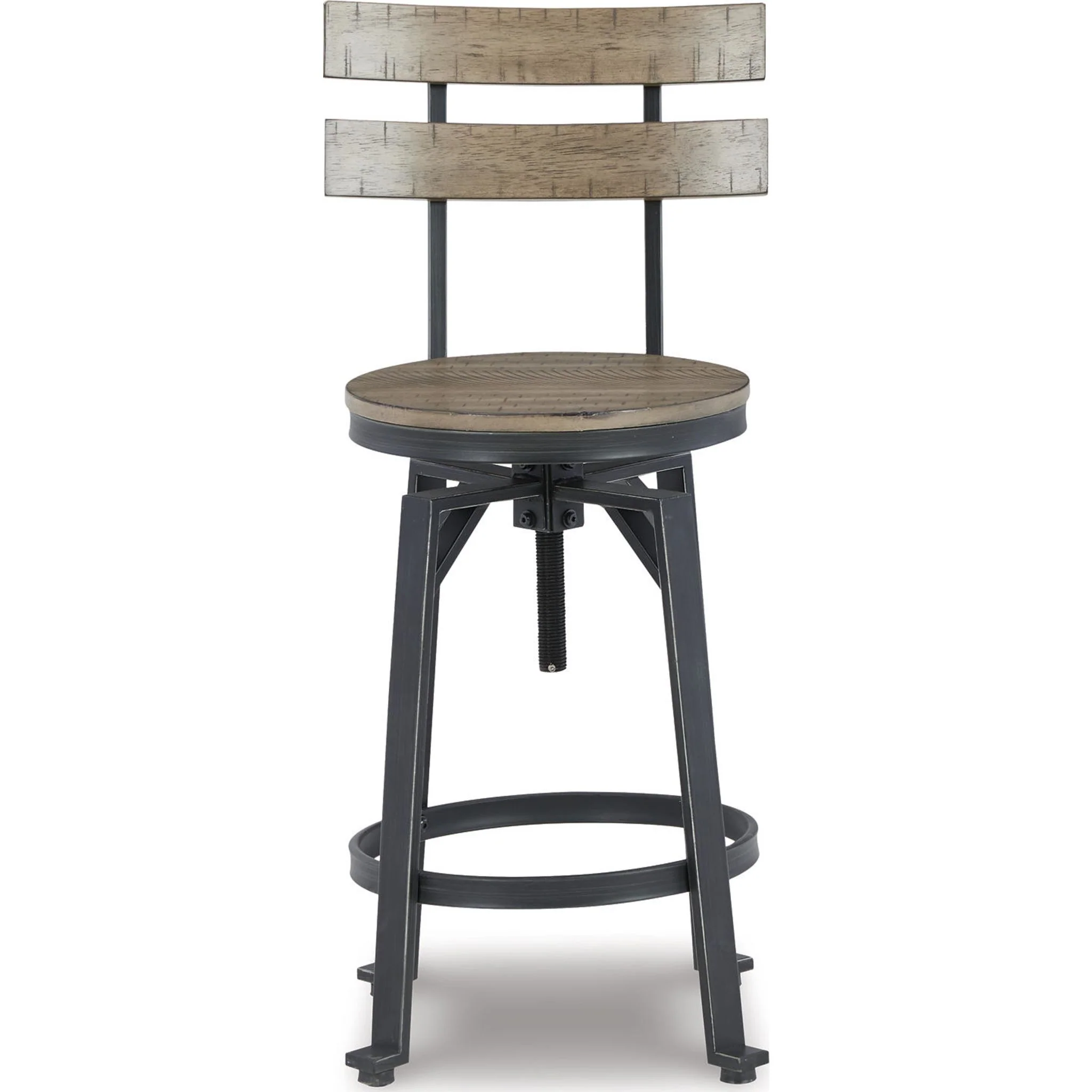 Lesterton Adjustable Height Stool - Light Brown/Black - (D334-124) - Image 12