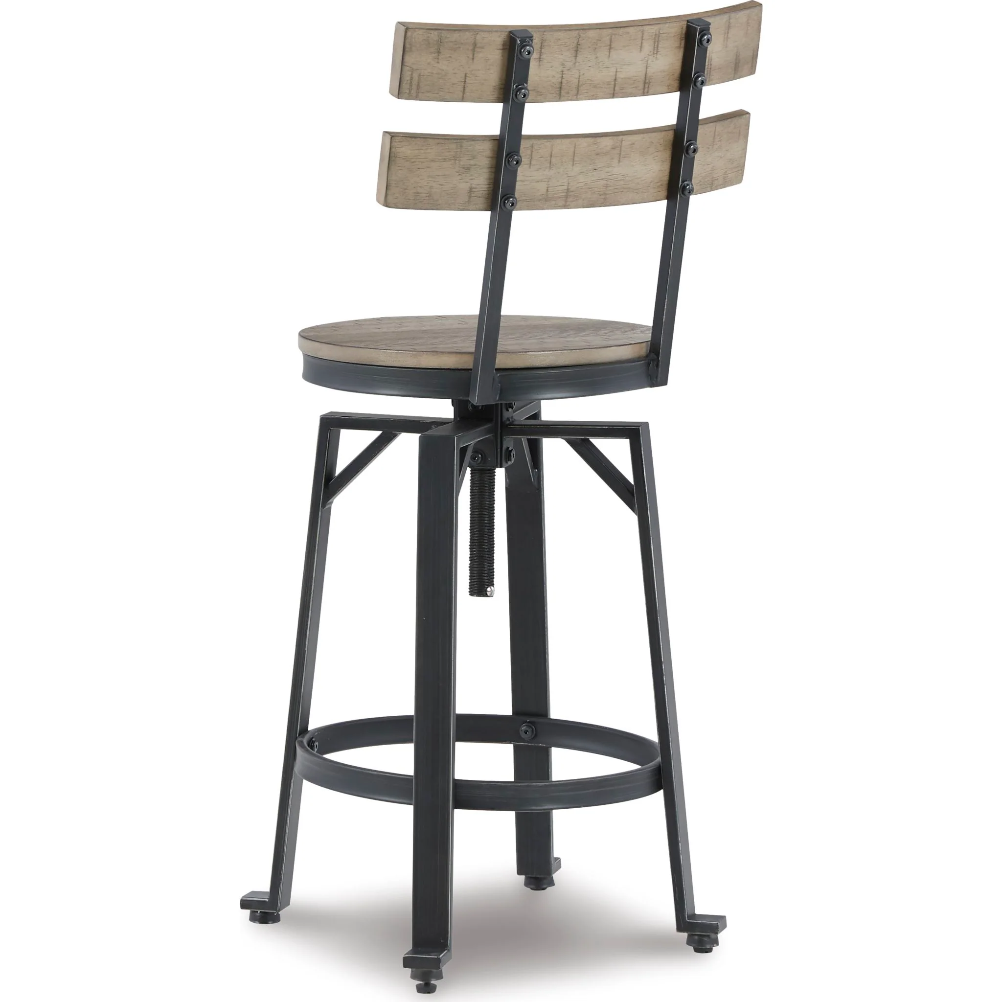 Lesterton Adjustable Height Stool - Light Brown/Black - (D334-124) - Image 4
