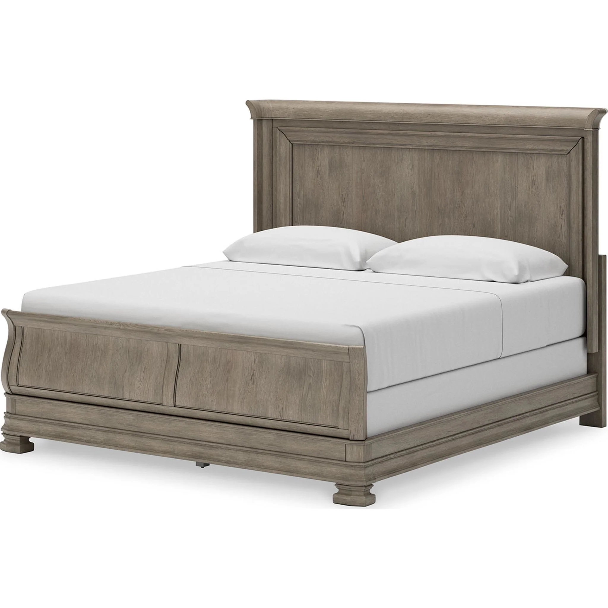 Lexorne 6 Piece King Sleigh Bedroom - Gray - Image 10