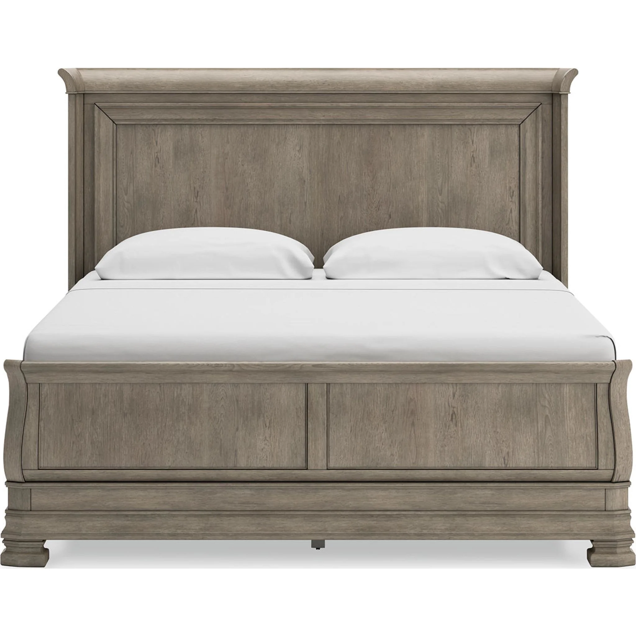 Lexorne 6 Piece King Sleigh Bedroom - Gray - Image 14