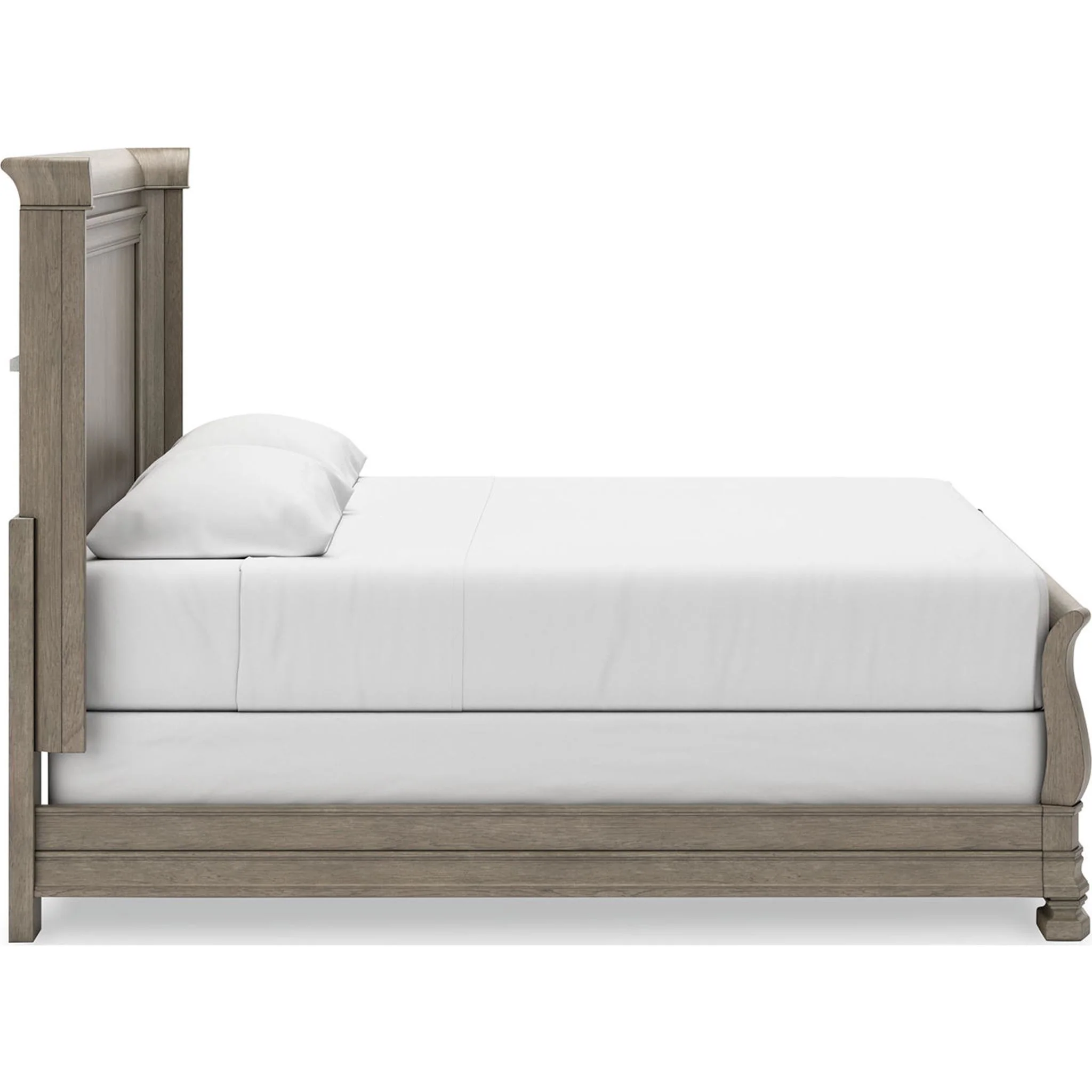 Lexorne 6 Piece King Sleigh Bedroom - Gray - Image 17