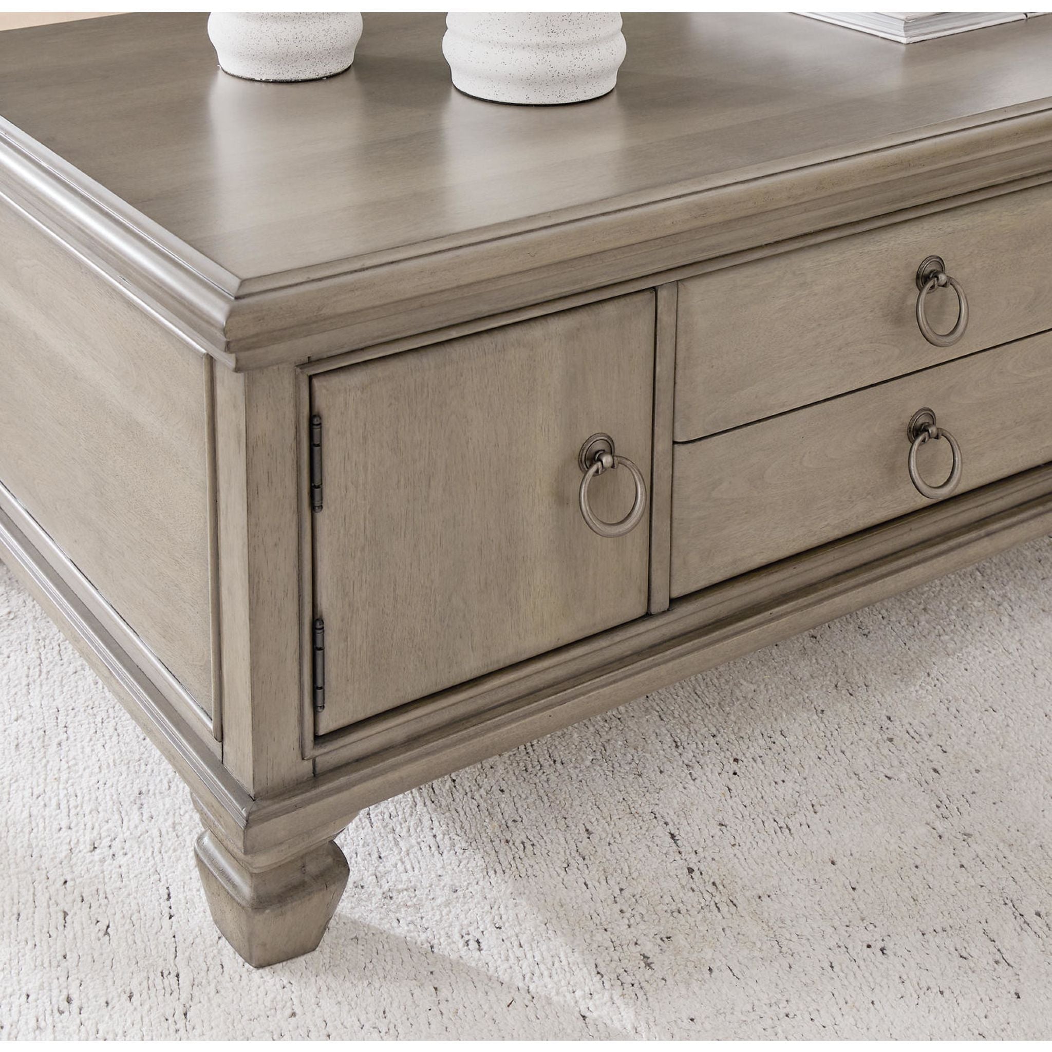 Lexorne Coffee Table - Gray - Image 4