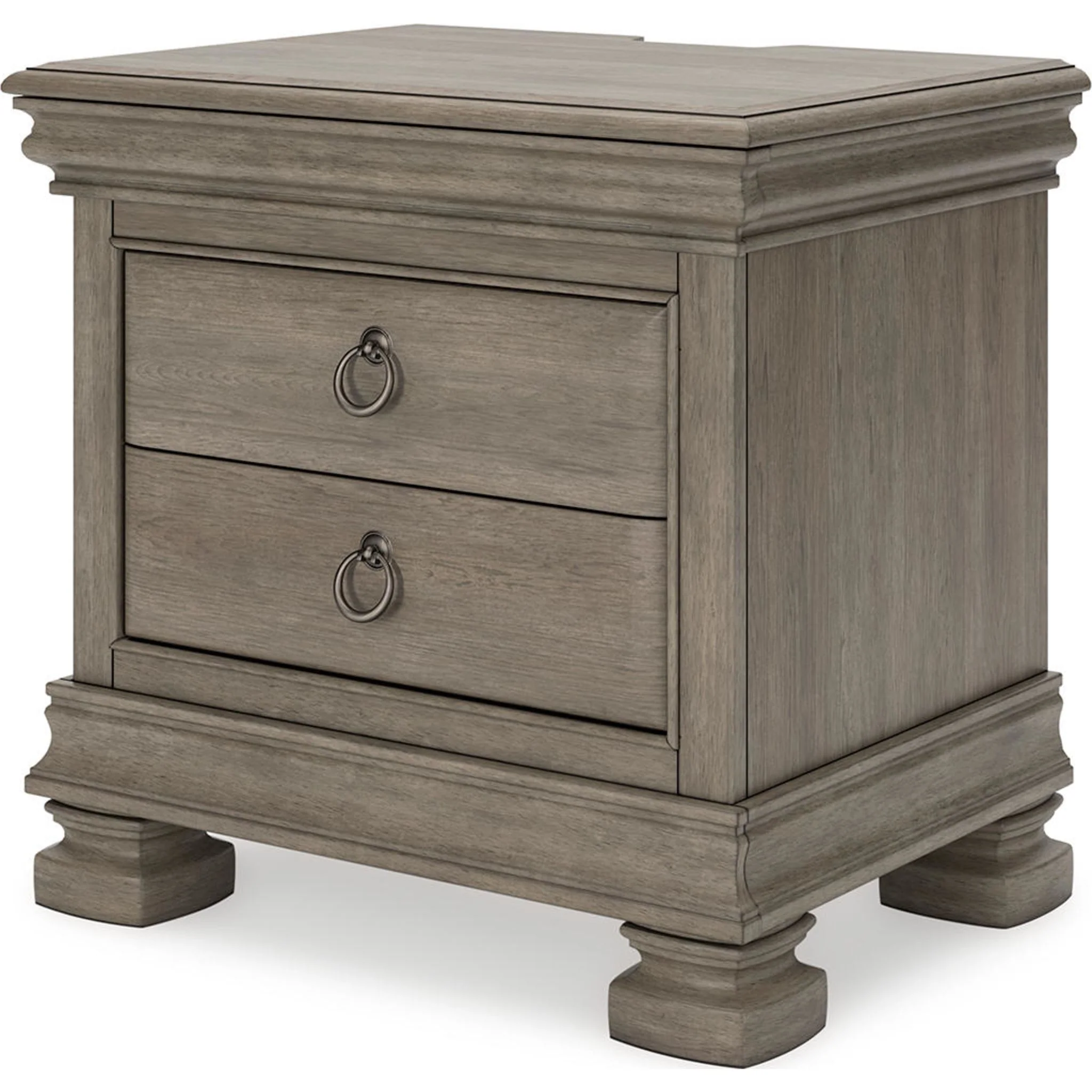 Lexorne Nightstand - Gray - Image 3