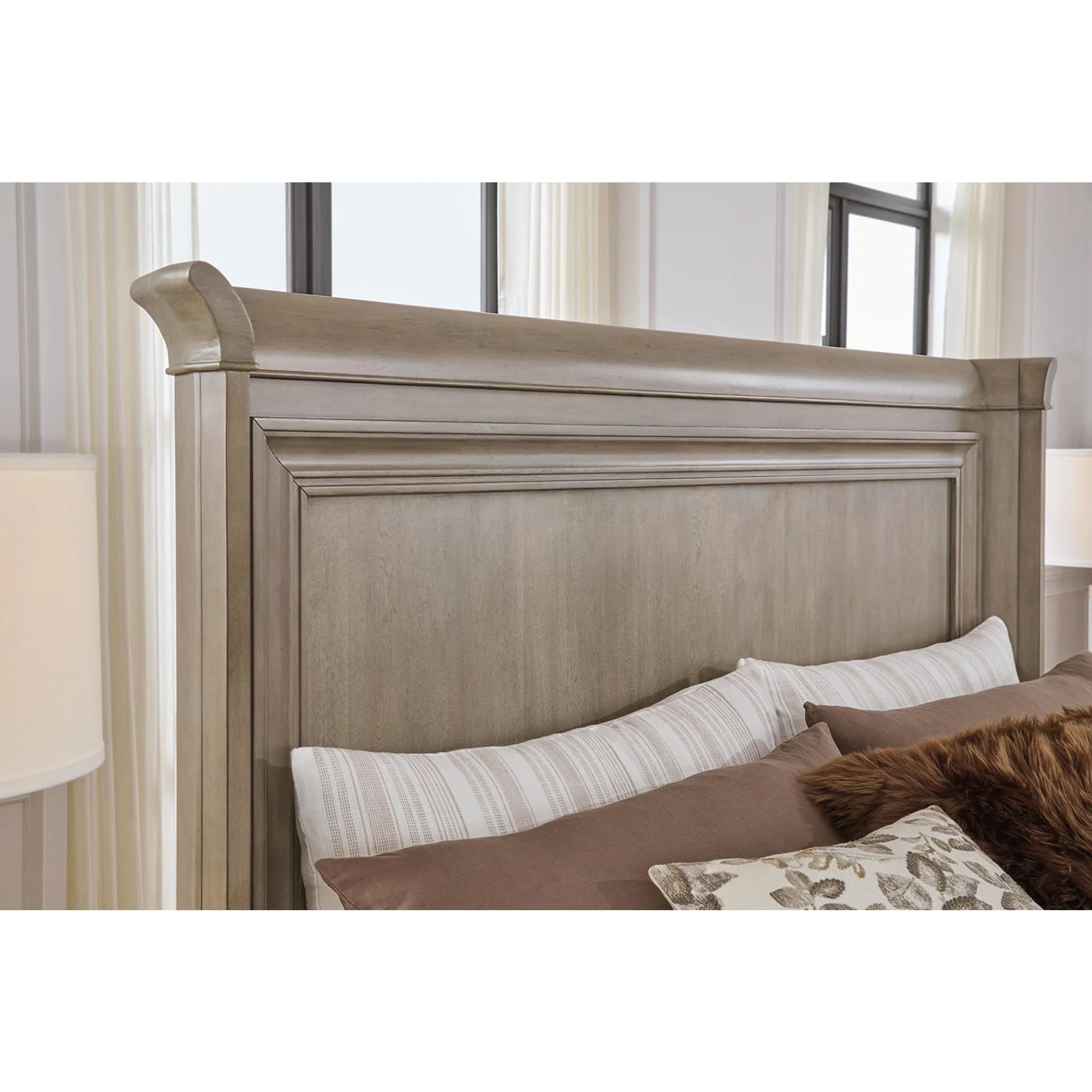 Lexorne Queen Sleigh Bed - Gray - Image 11