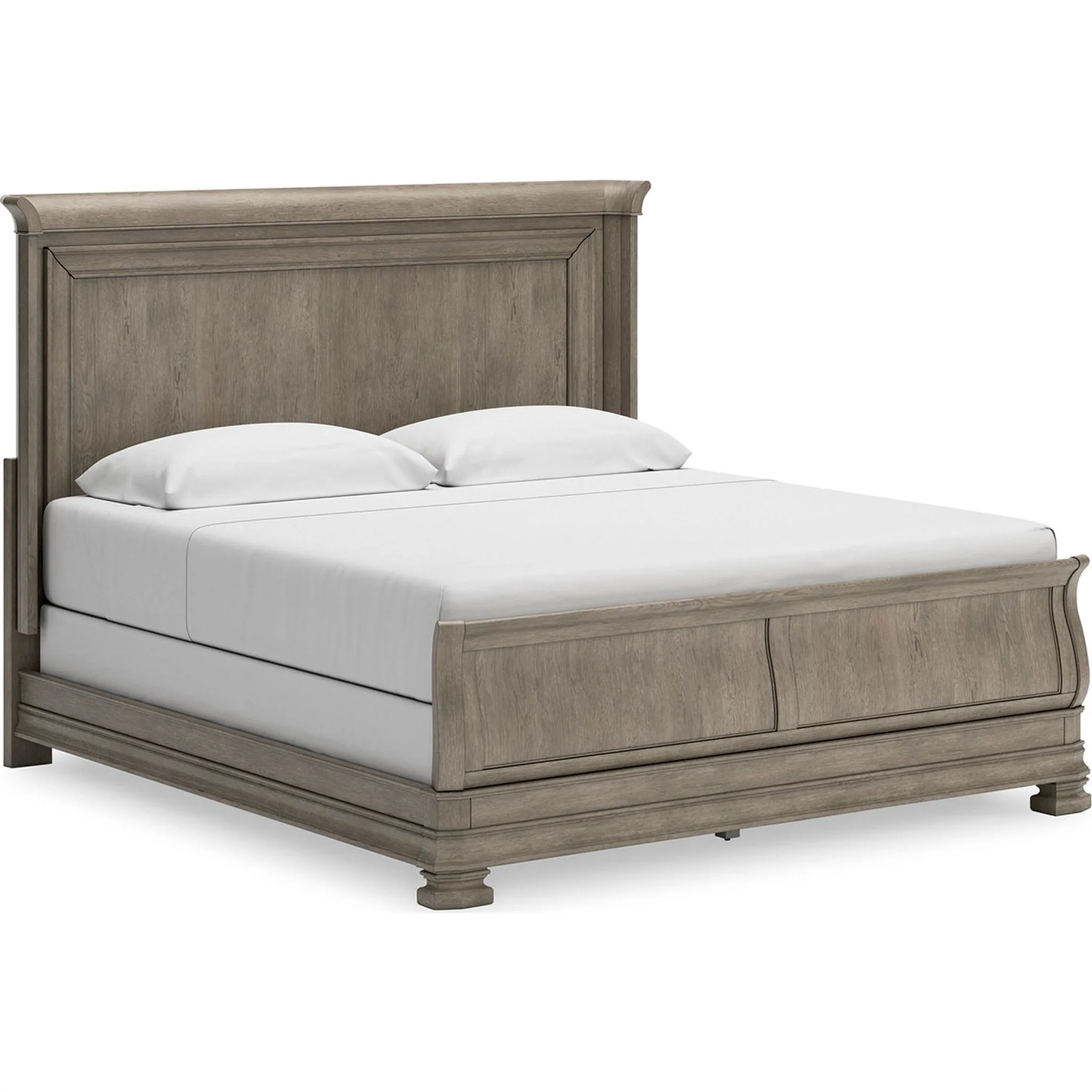 Lexorne Queen Sleigh Bed - Gray - Image 9