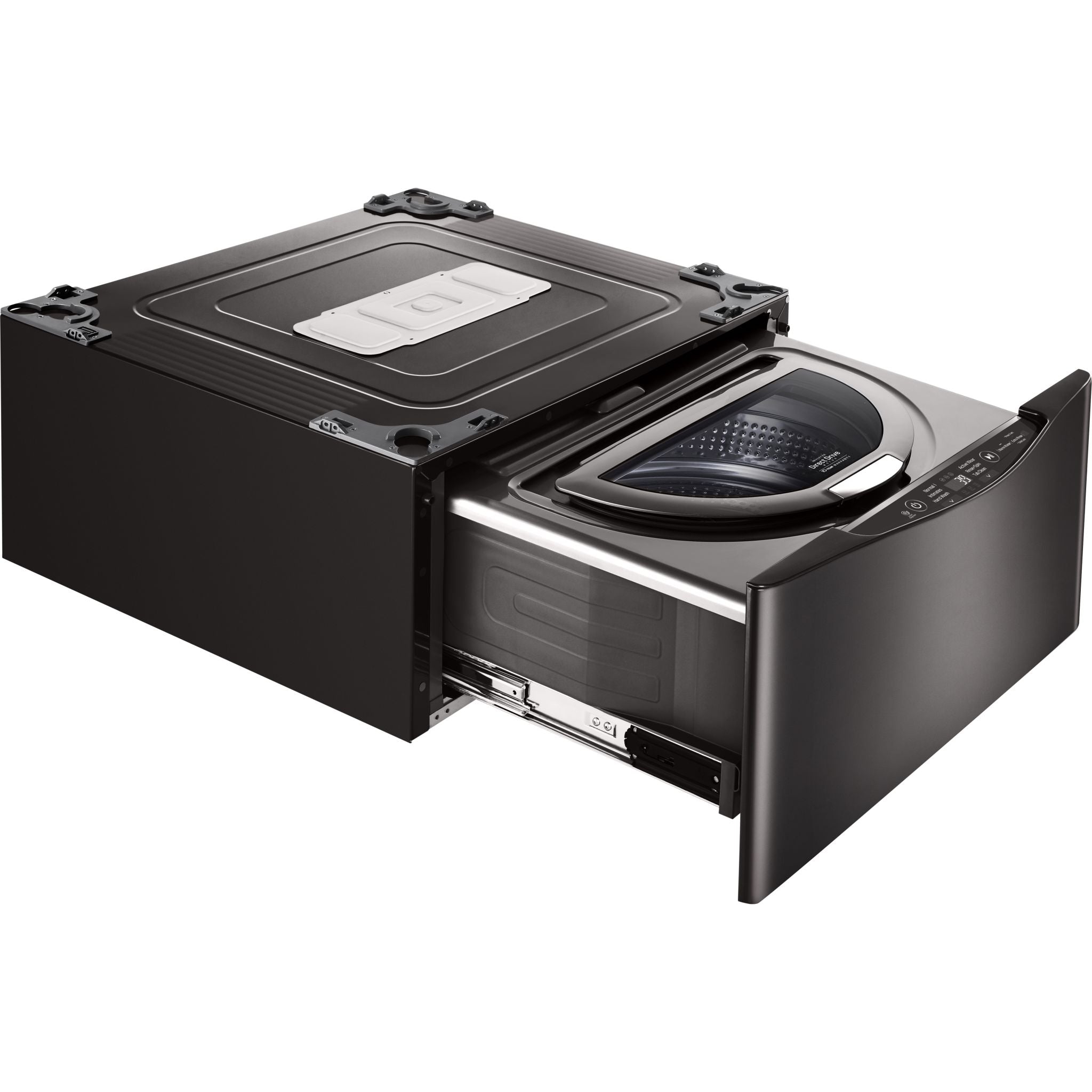 LG Pedestal Washer (WD100CB) - Black Steel - Image 2