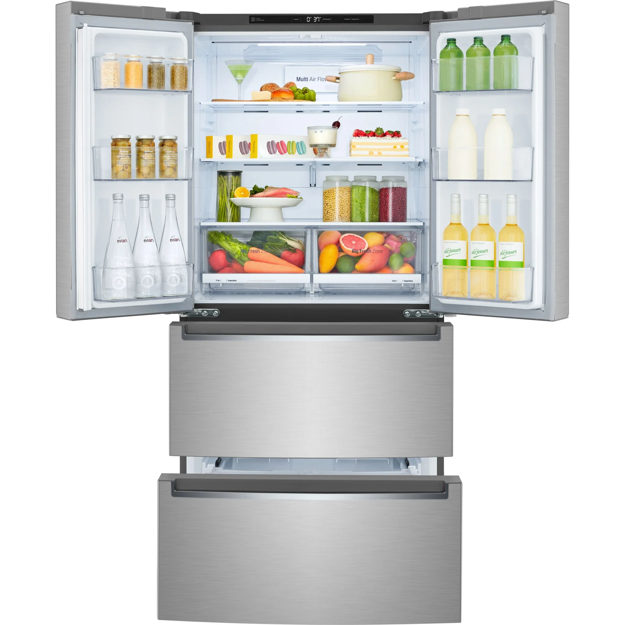 LG Counter Depth Fridge (LRMNC1803S) - Stainless Steel - Image 7