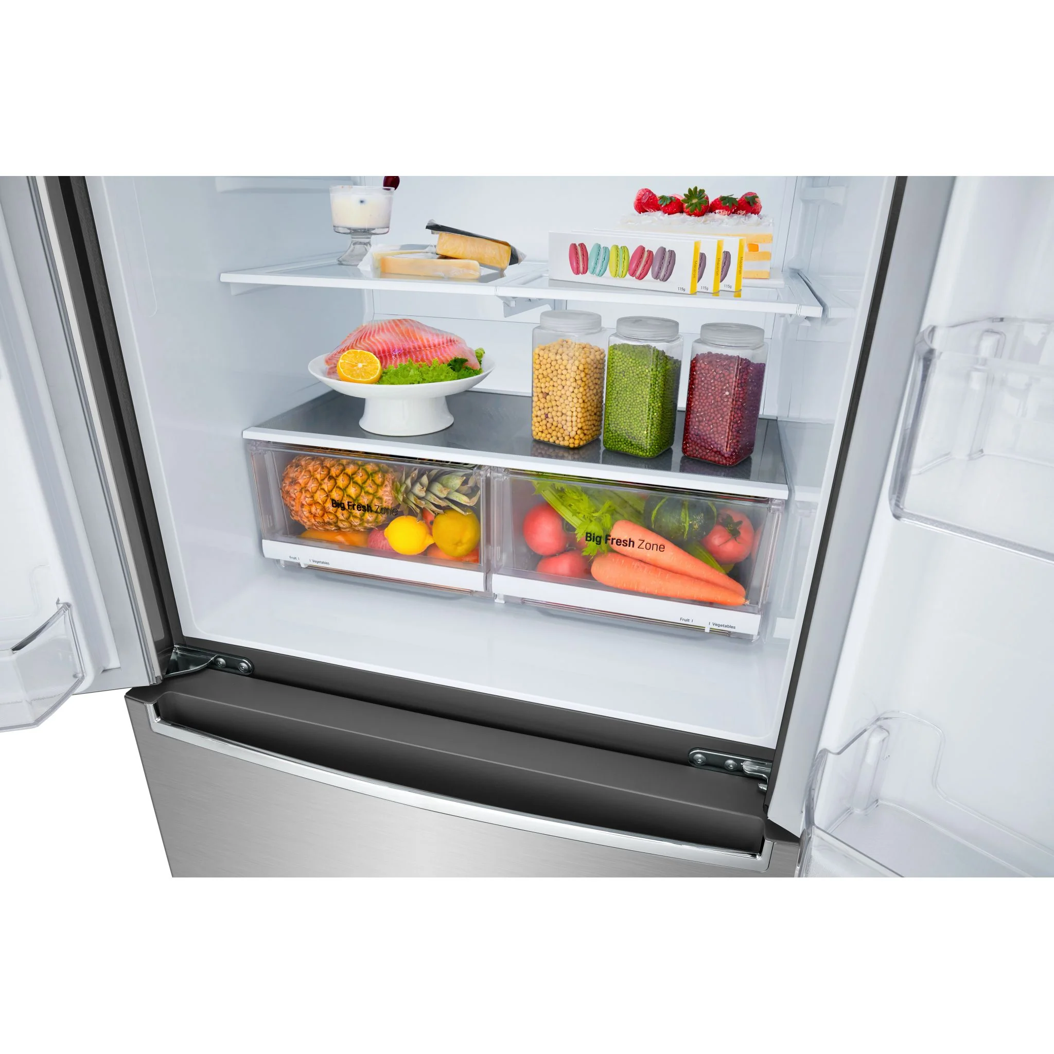 LG Counter Depth Fridge (LRMNC1803S) - Stainless Steel - Image 9