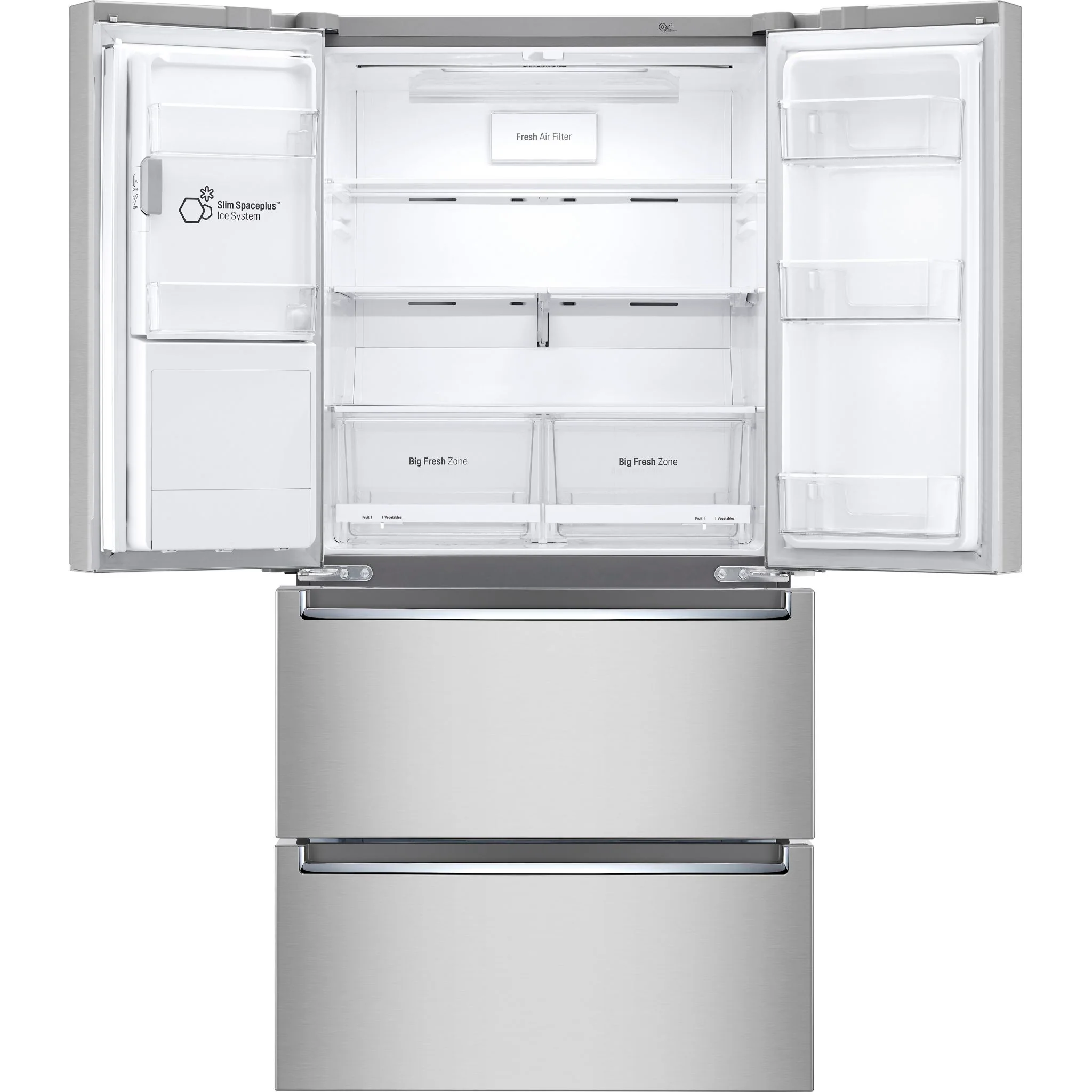 LG Counter Depth Fridge (LRMXC1803S) - Stainless Steel - Image 2