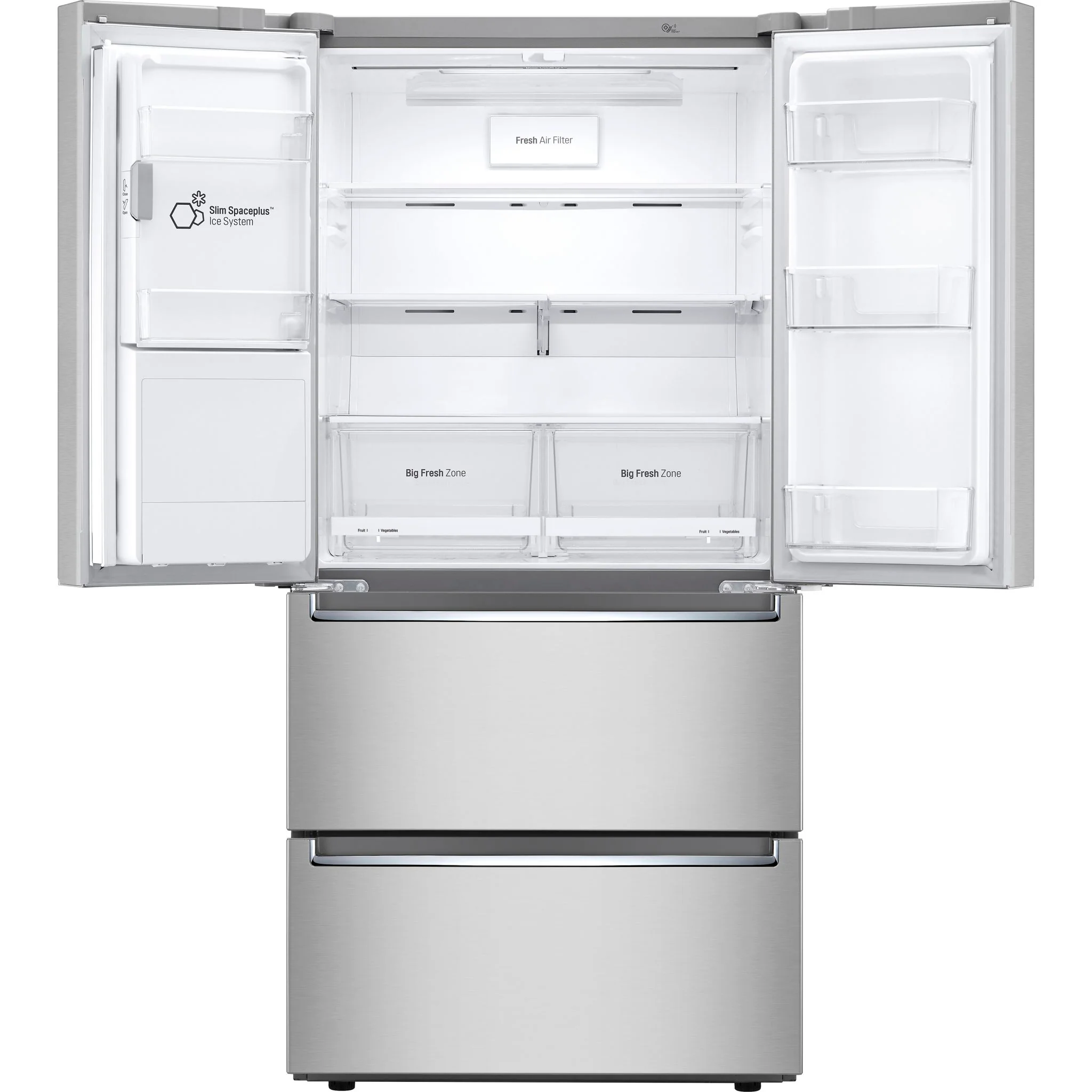 LG Counter Depth Fridge (LRMXC1803S) - Stainless Steel - Image 4